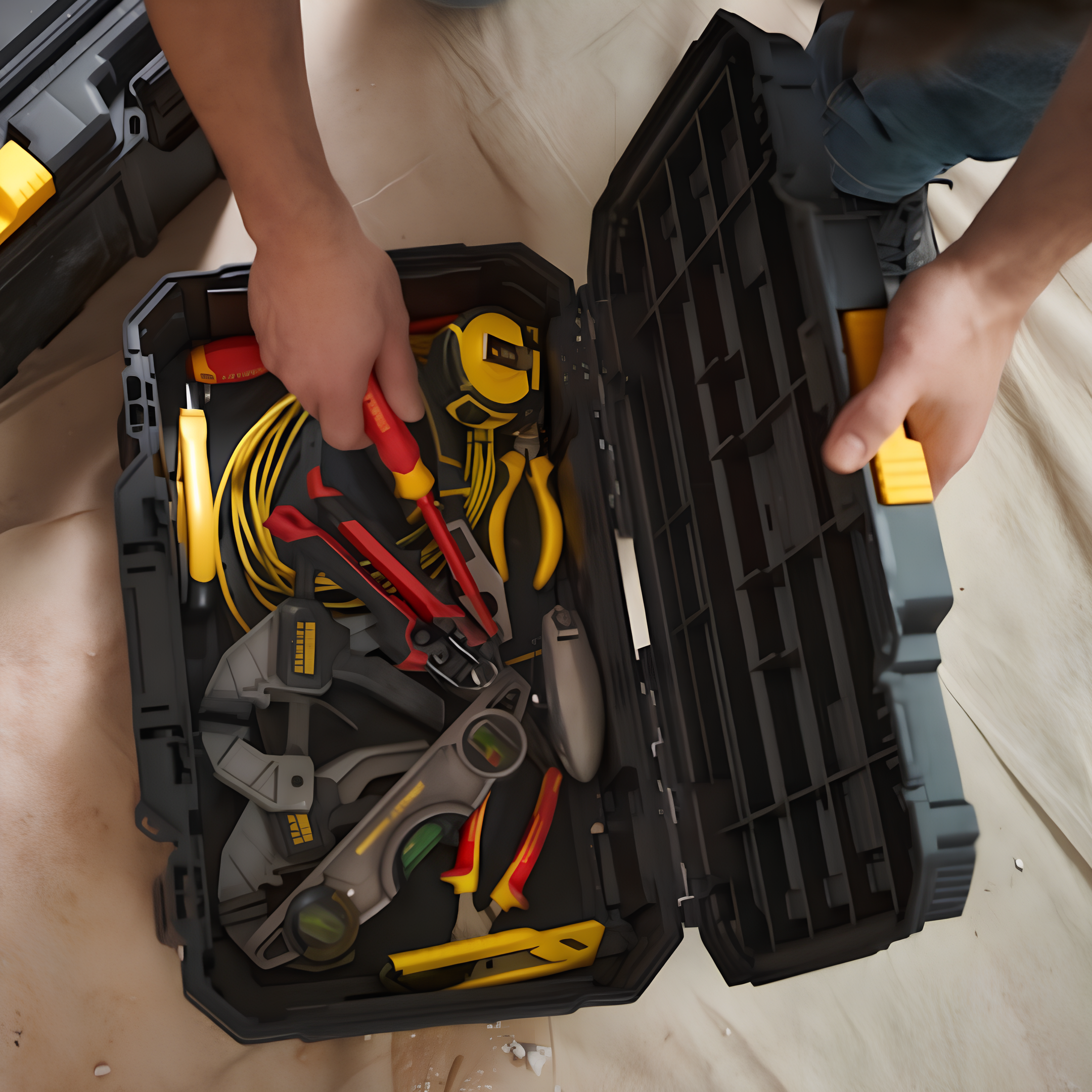 Caixa De Ferramentas 3 Em 1 Quick-Link Com Rodas 7" STST83319-1 Stanley