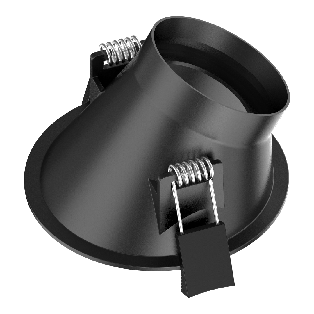 Luminaria Spotlight Modular Assimétrico Preto 9,5cm Par16 Ledvance