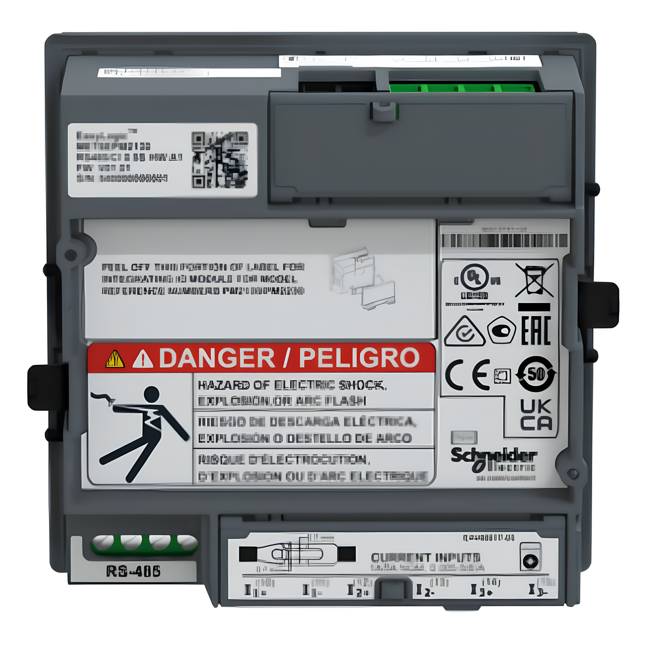 Medidor de Energia Trifásico Powerlogic Metsepm2130 Digital