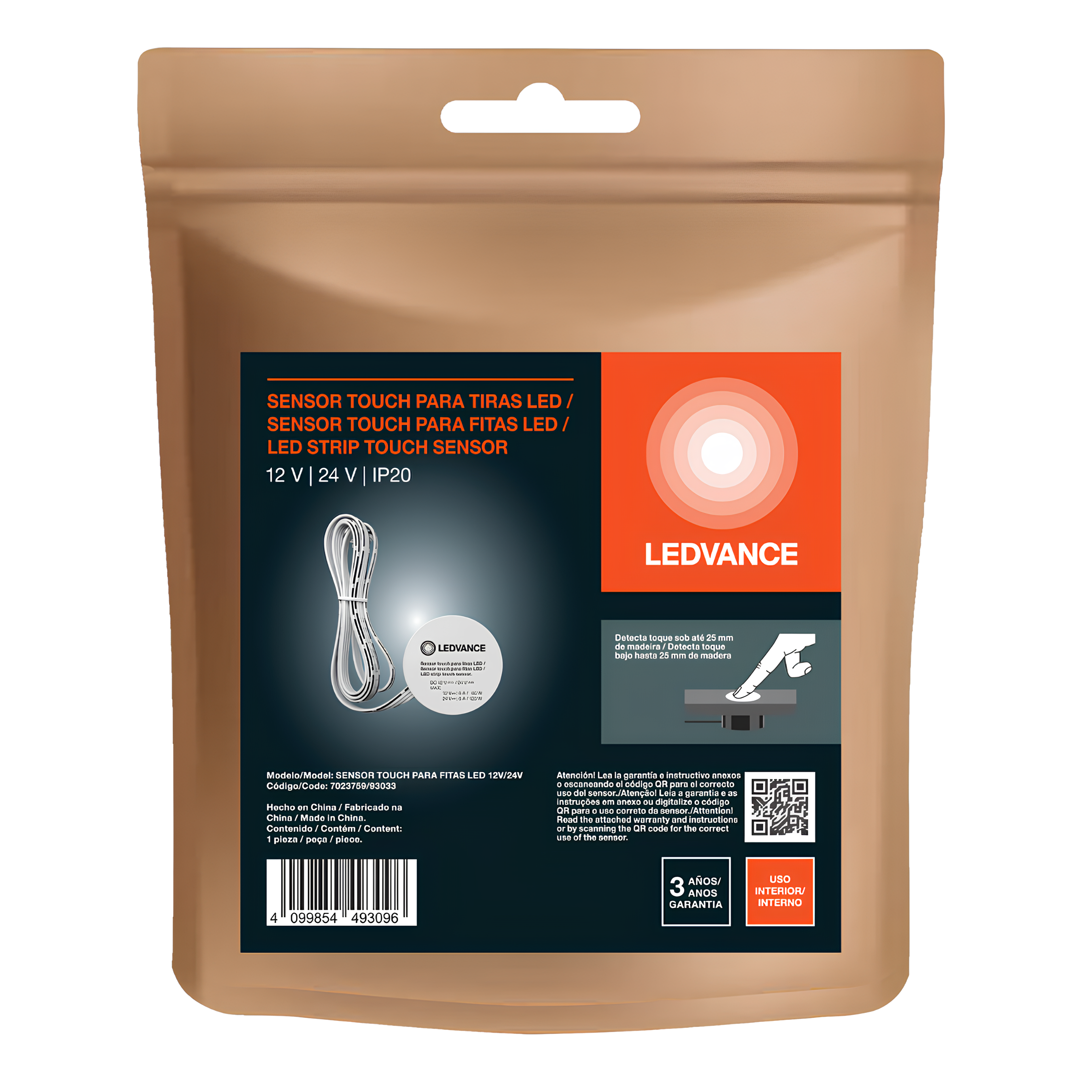 Sensor Touch Para Fitas Led 12V/24V Ip20 Ledvance