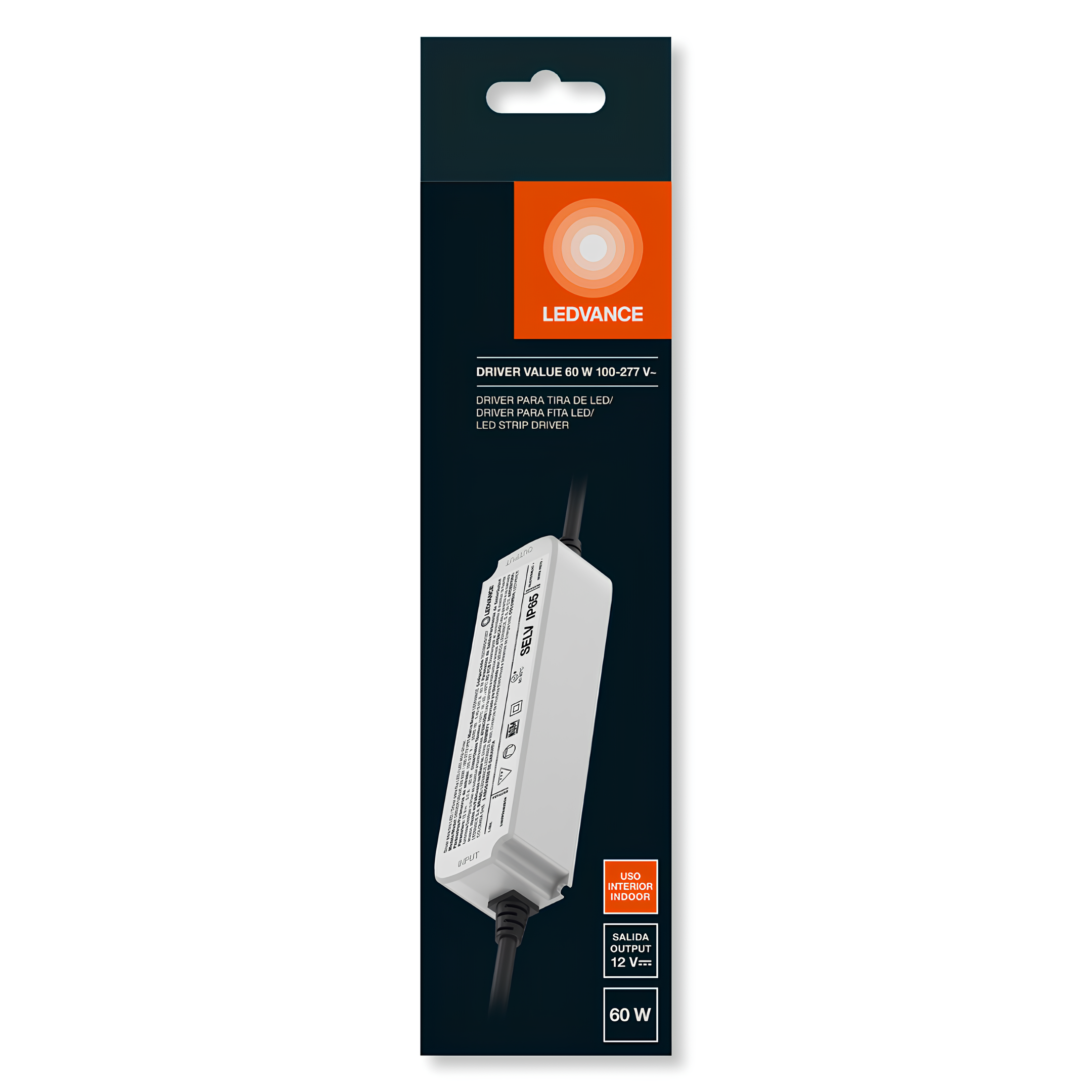 Driver Corrente Contínua Value 60W Ip65 12V Bivolt Ledvance