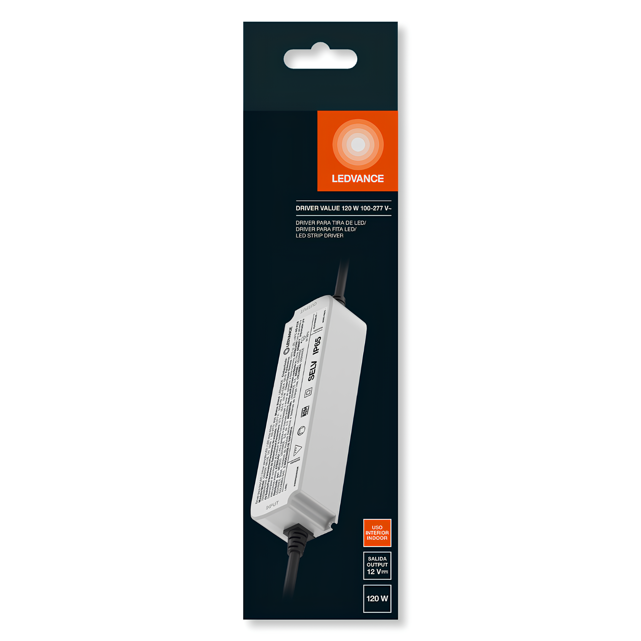Driver Corrente Contínua Value 120W Ip65 12V Bivolt Ledvance