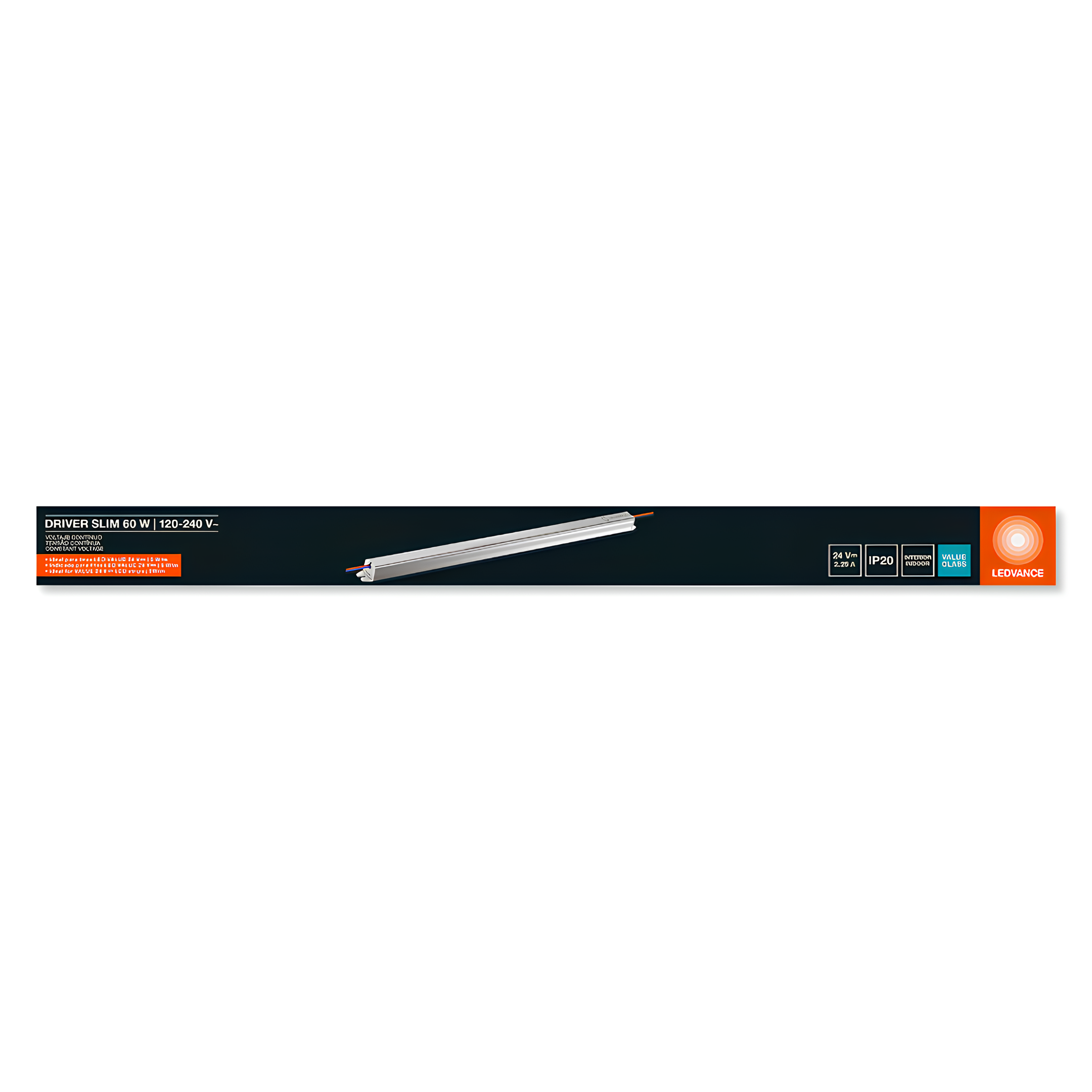 Driver Corrente Constante Slim 60W Ip20 24V Bivolt Ledvance