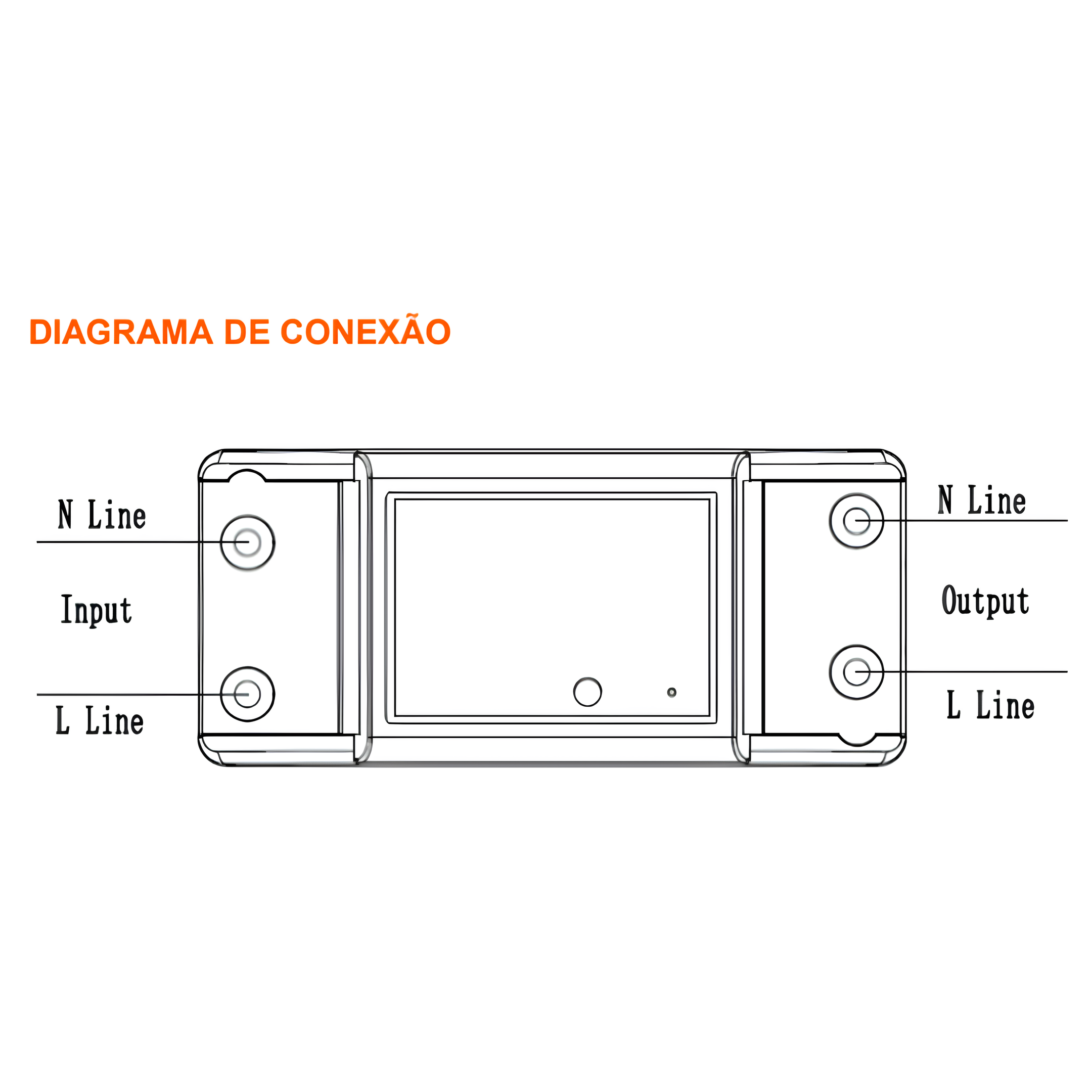 Rele Inteligente 10A 2400W Wi-Fi 2.4Ghz Ip20 Bivolt Ledvance
