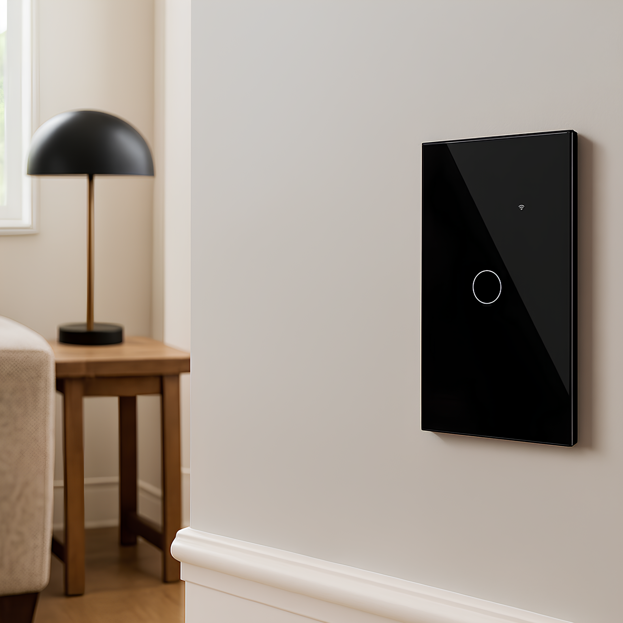 Interruptor 1 Botão Smart Preto 10A 1100W Wi-Fi Ledvance