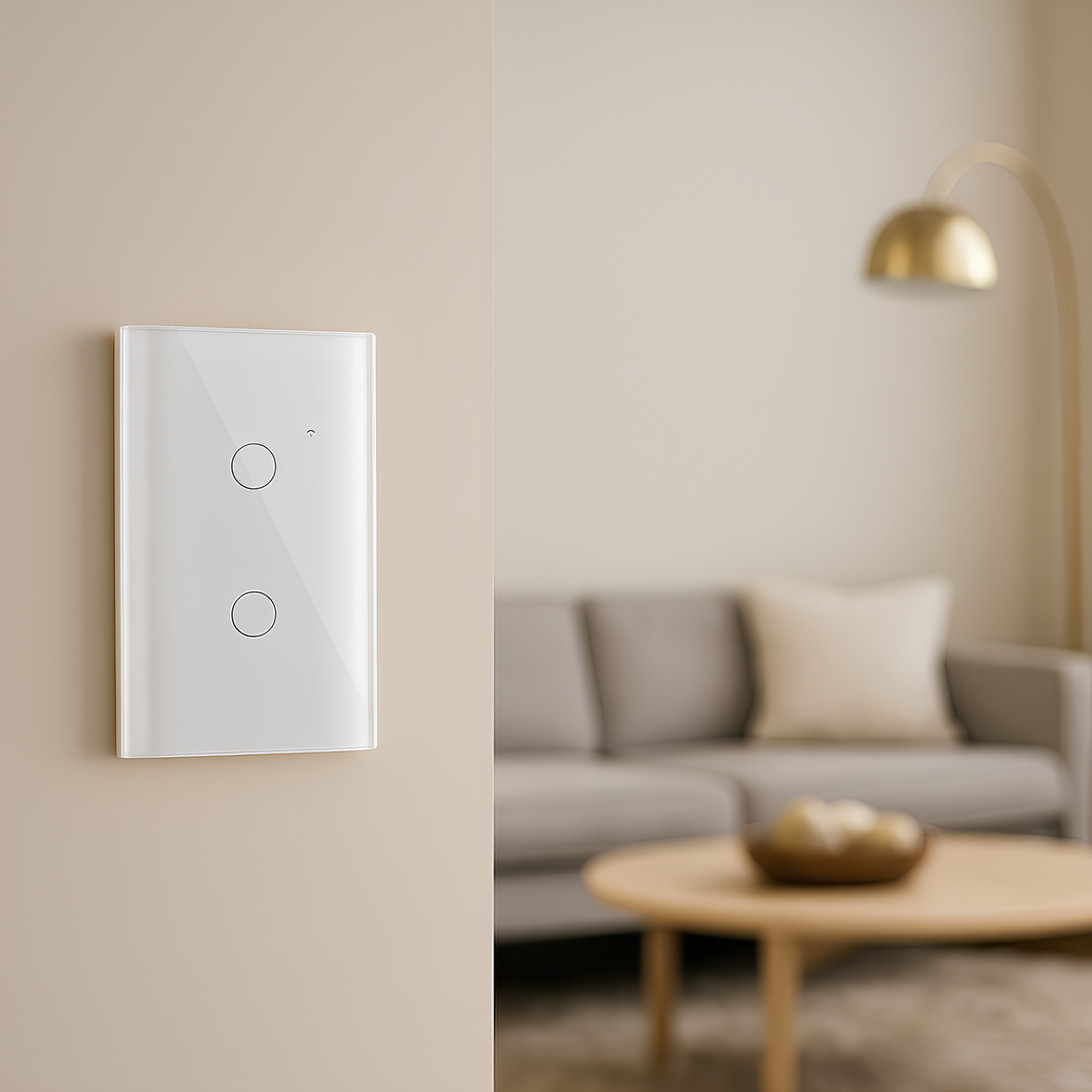 Interruptor 2 Botão Smart Branco 10A 1100W Wi-Fi Ledvance