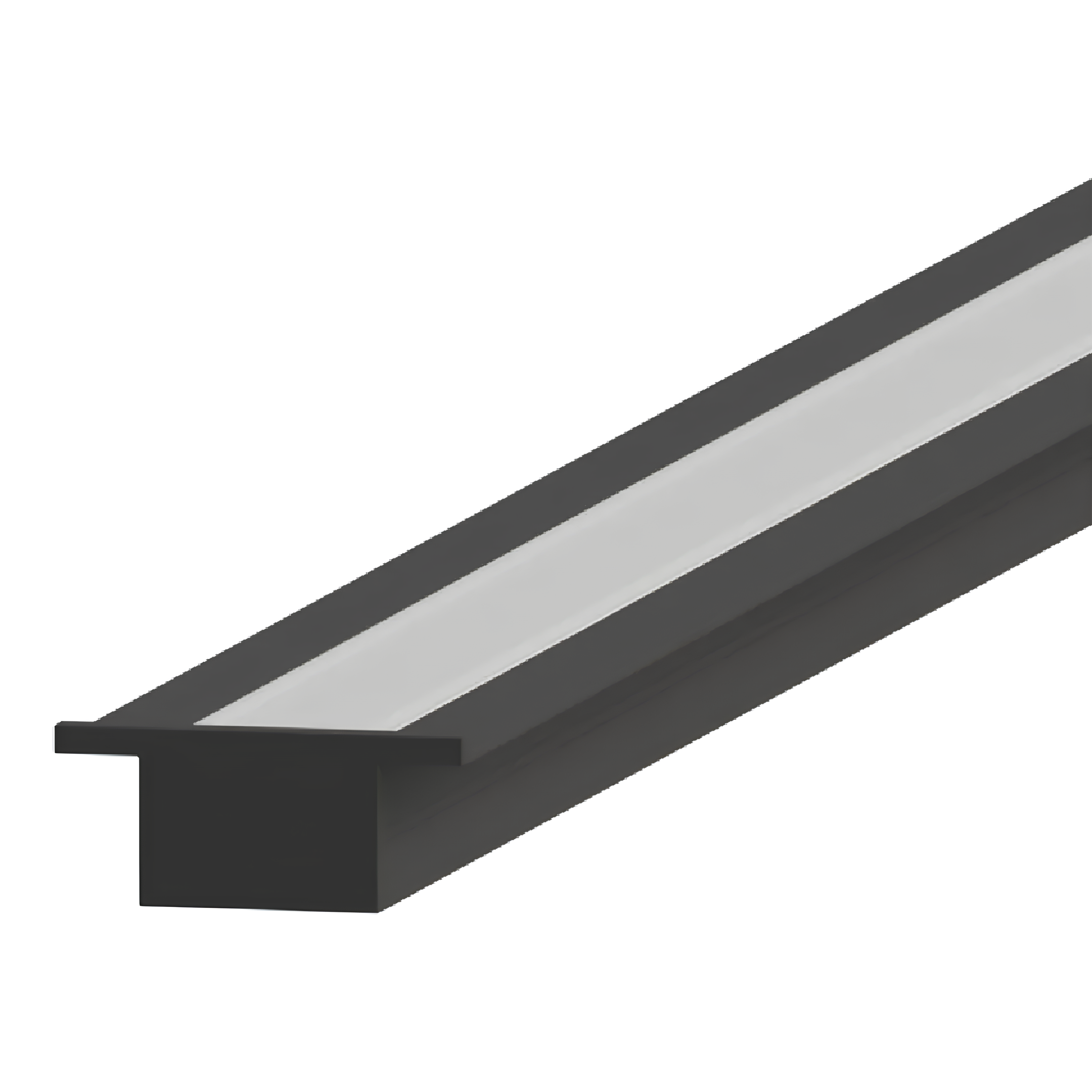 Perfil De Embutir Amalfi Preto 28X11x1000 SE-255.3288 Save Energy