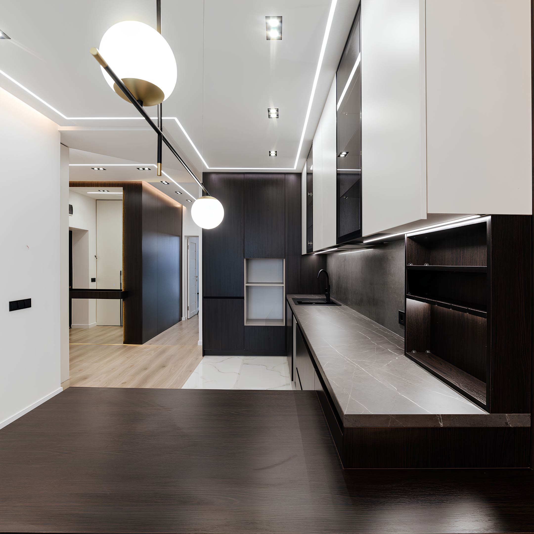 Perfil De Embutir Sardegna Preto 40x13x1000 SE-255.3252 Save Energy