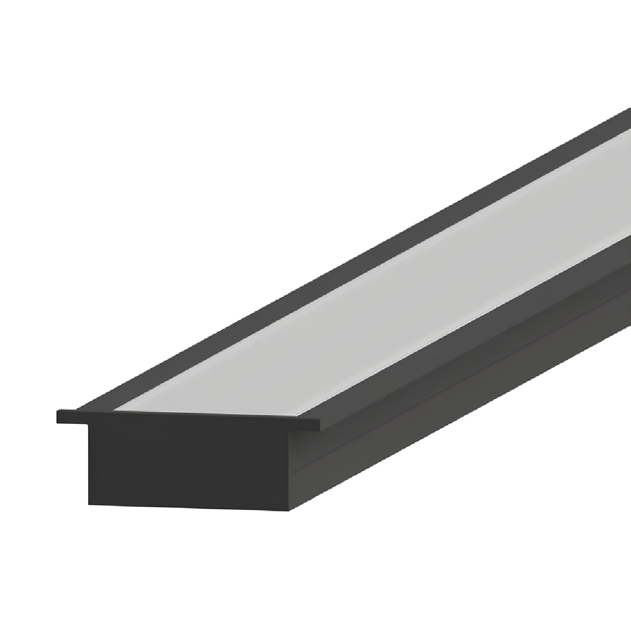 Perfil De Embutir Sardegna Preto 40x13x3000 SE-255.3260 Save Energy