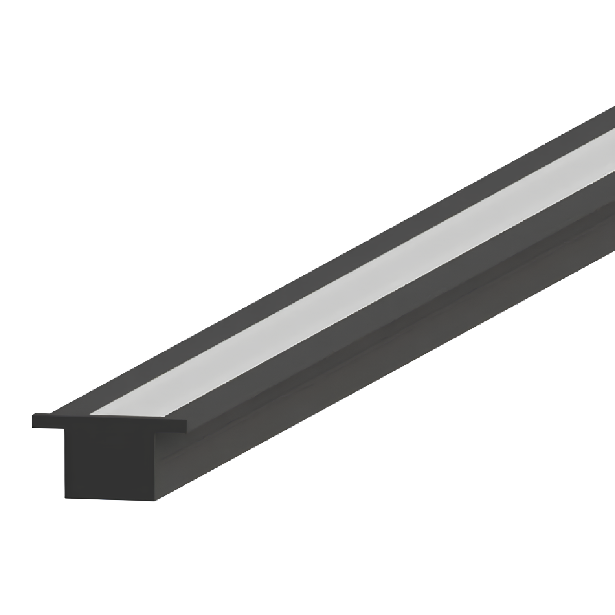 Perfil De Embutir Trento Preto 23x11x2000 SE-255.3268 Save Energy