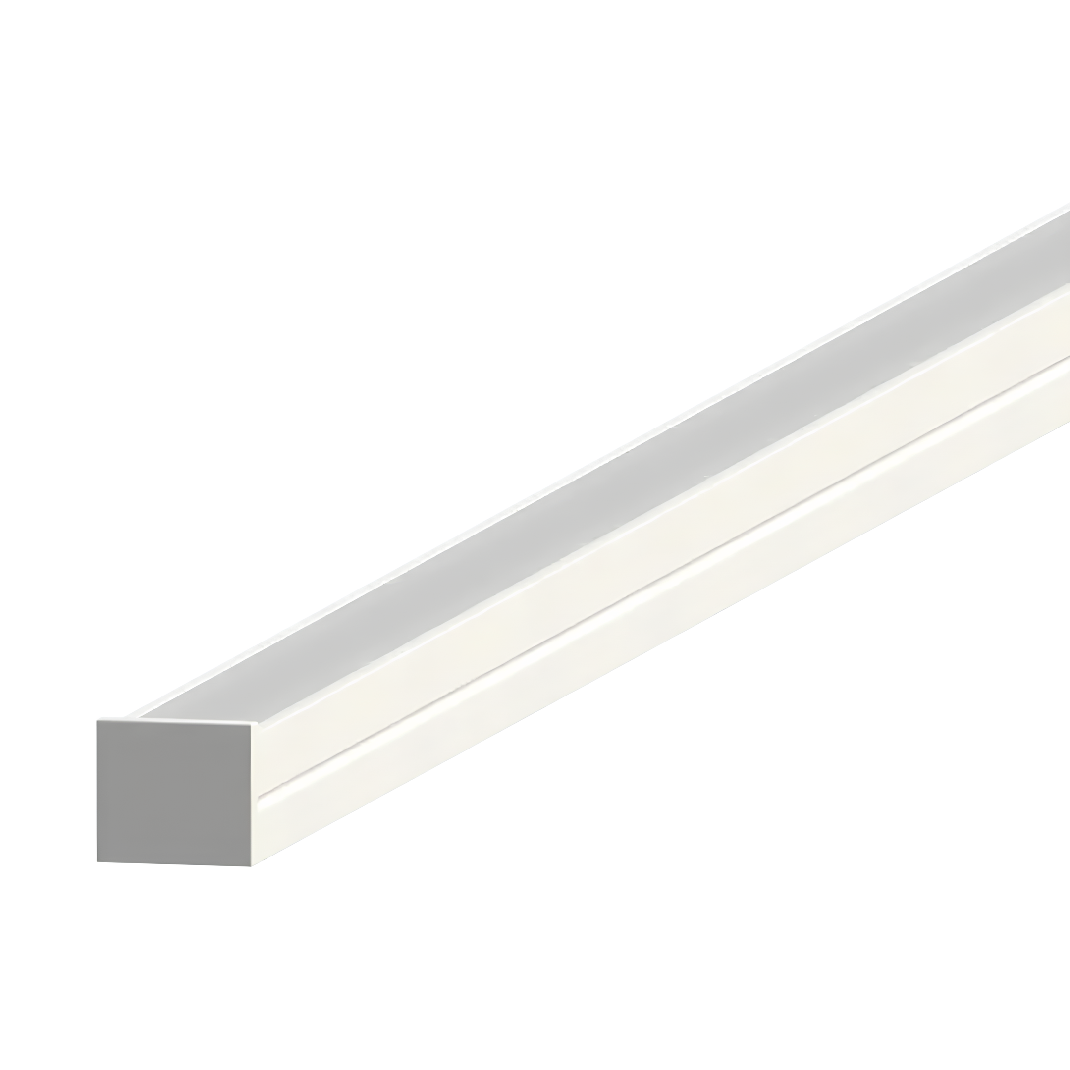 Perfil De Sobrepor Trento Branco 13x11x1000 SE-255.3263 Save Energy
