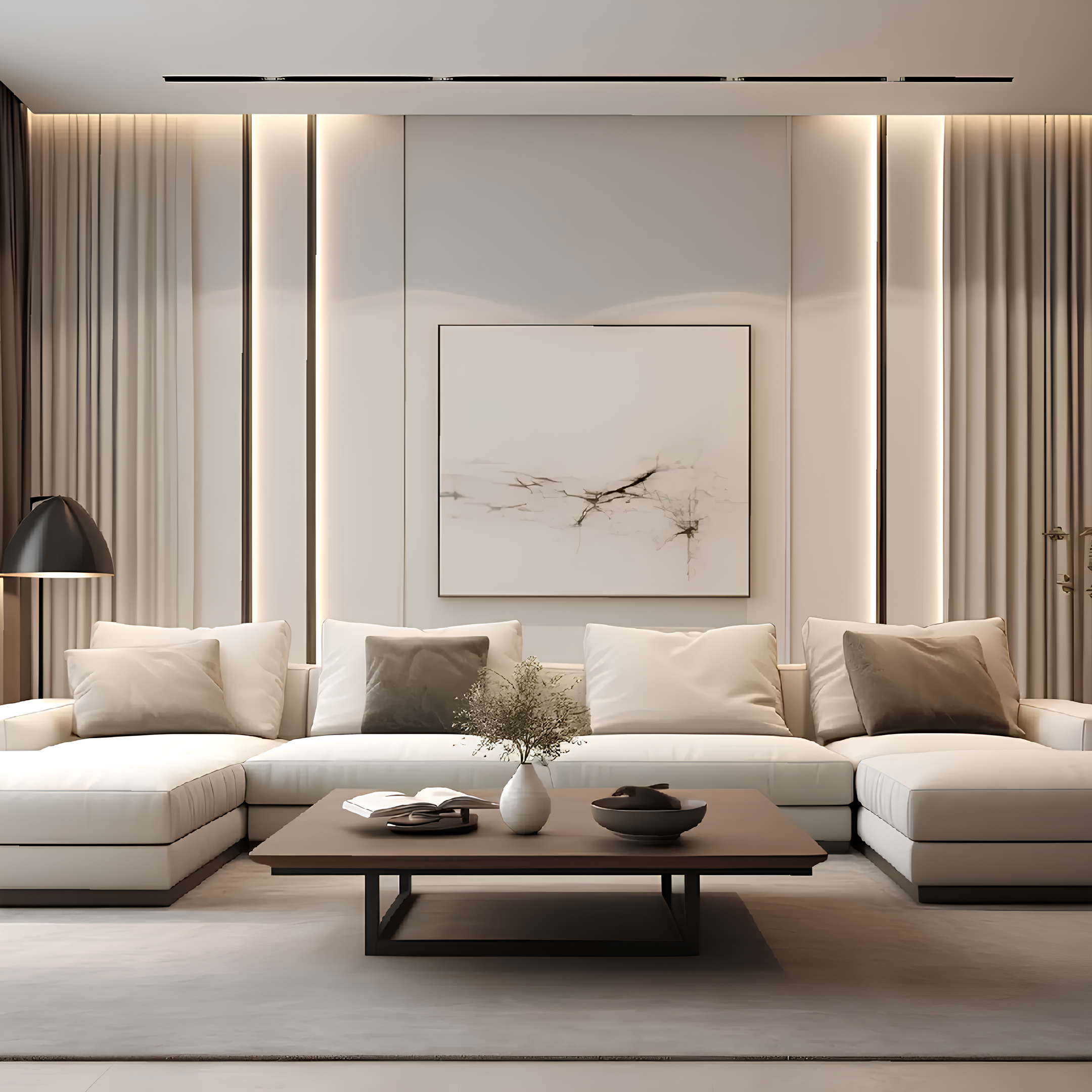 Perfil De Sobrepor Roma Preto 75x50x1000 SE-255.3299 Save Energy