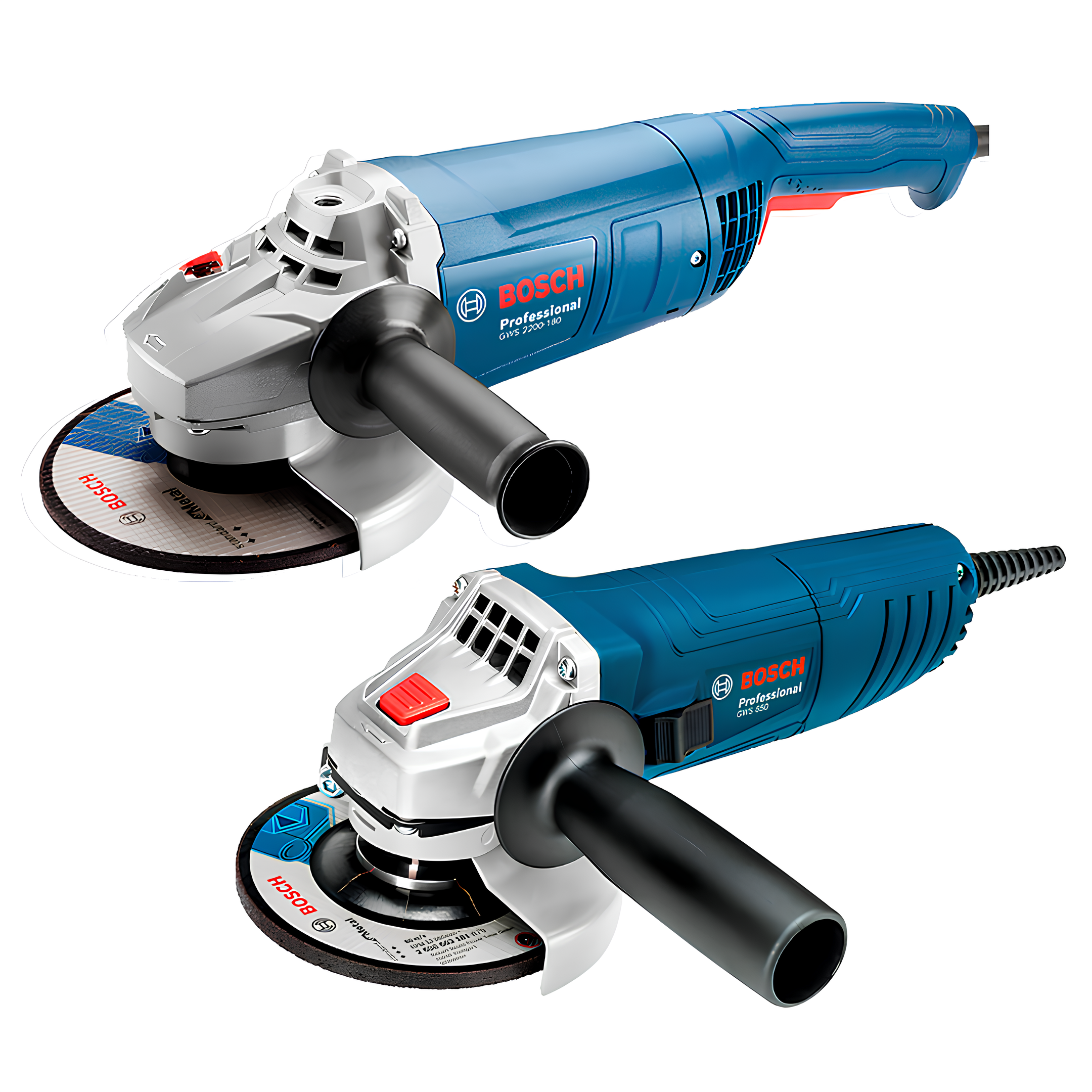 Combo Esmerilhadeira Gws Angular 2200W + Esmerilhadeira Angular 850W Bosch
