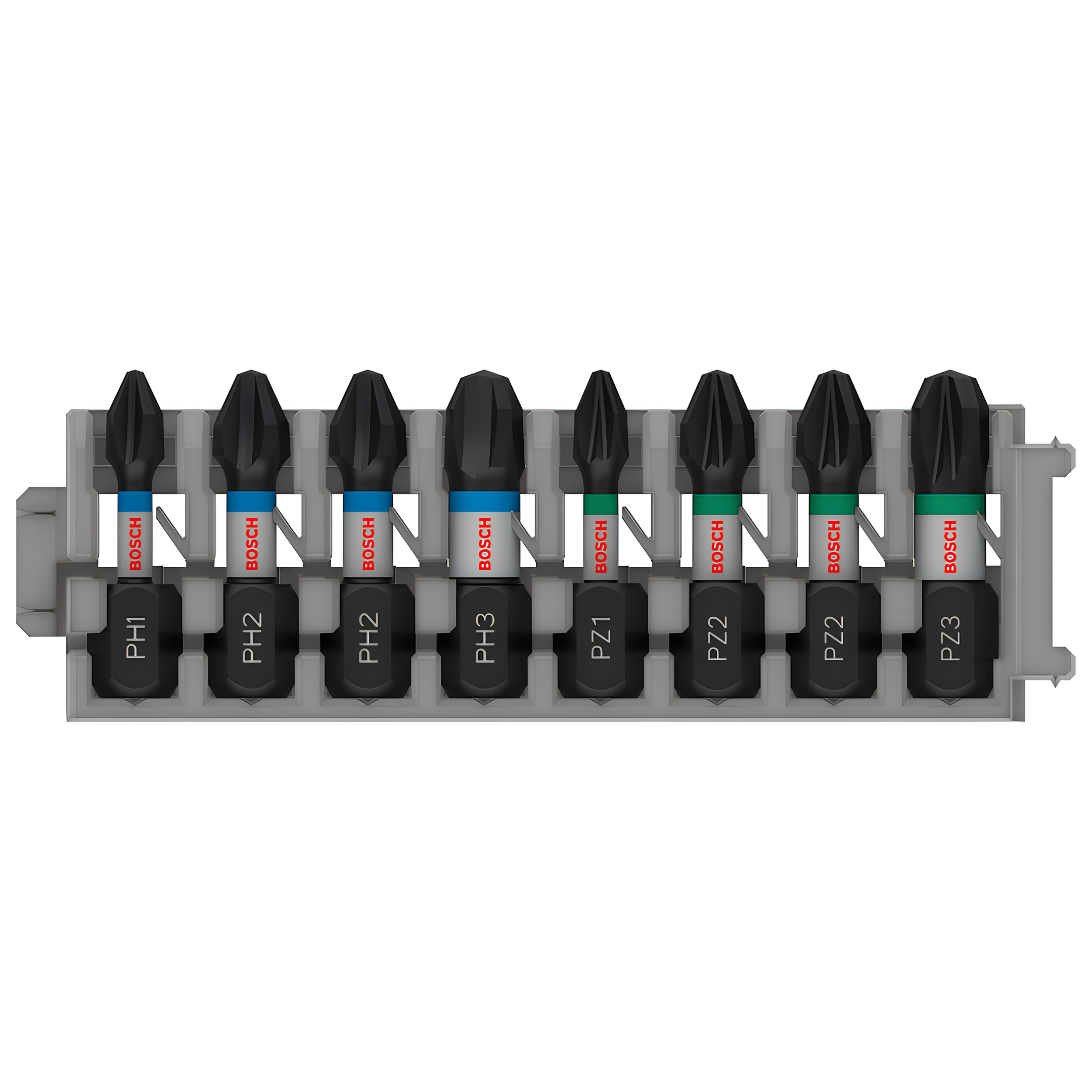 Jogo De Bits Impact Mixed Set PH/PZ/HT 25Mm 8 Peças Bosch