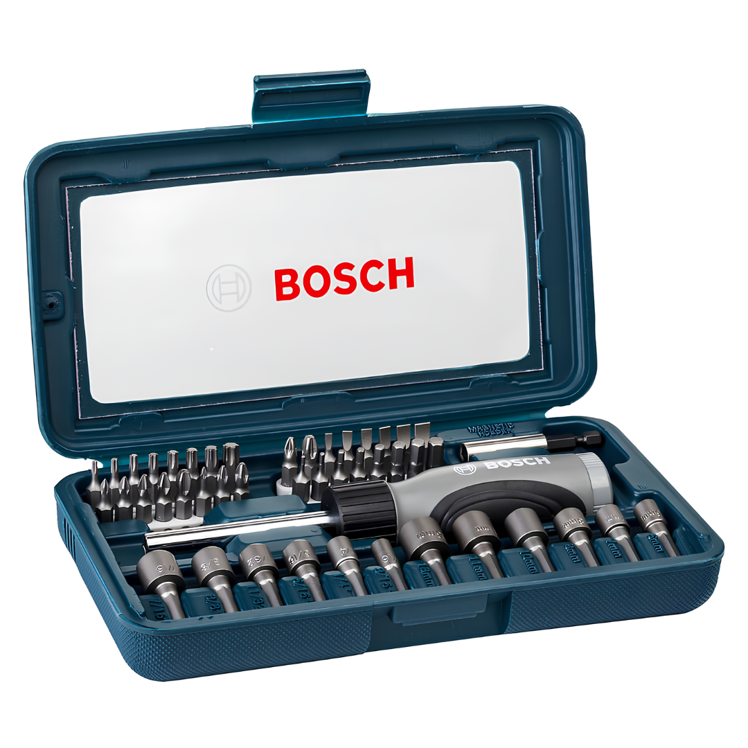 Kit De Pontas E Soquetes Para Parafusar Com 46 Peças Bosch