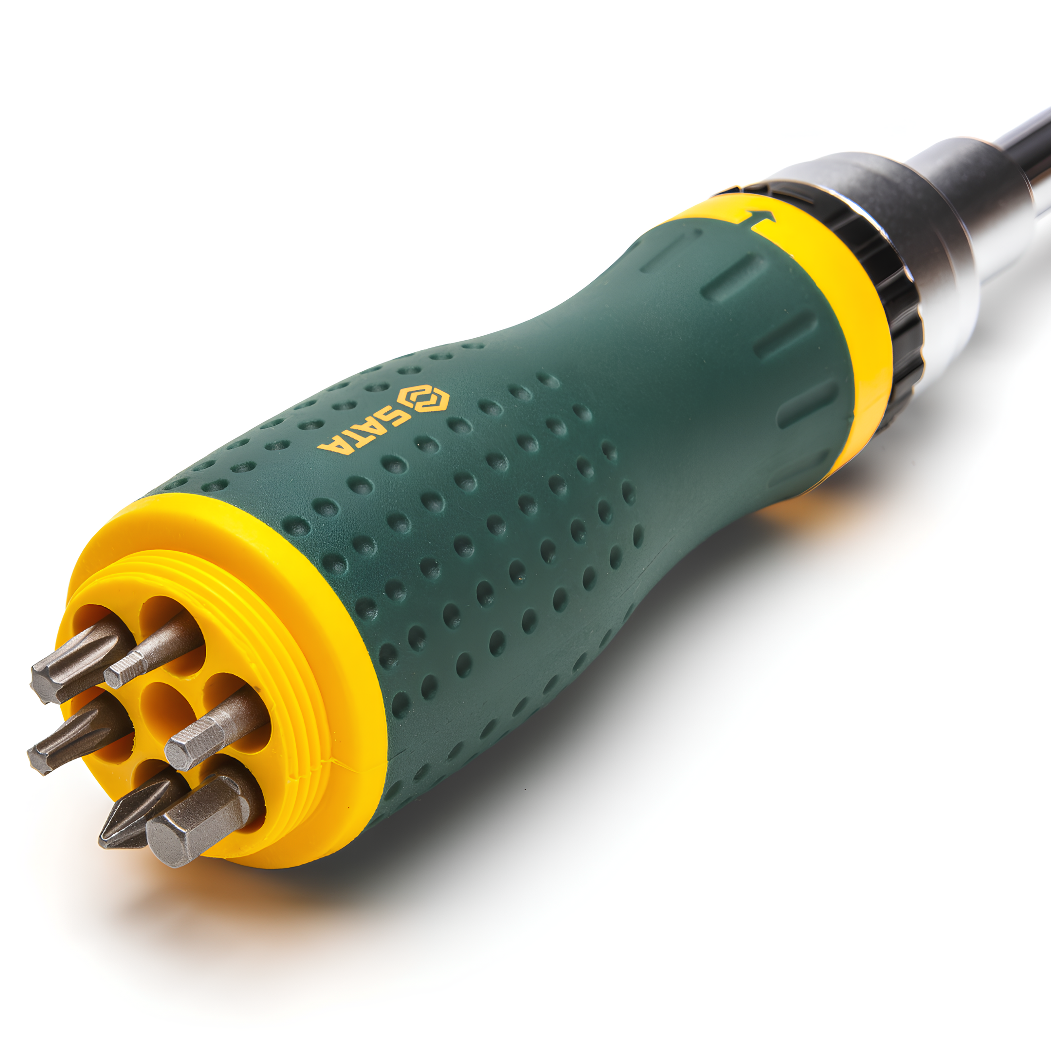 Chave Reta Com Catraca 19 Peças Bits Duplos ST09350 Sata