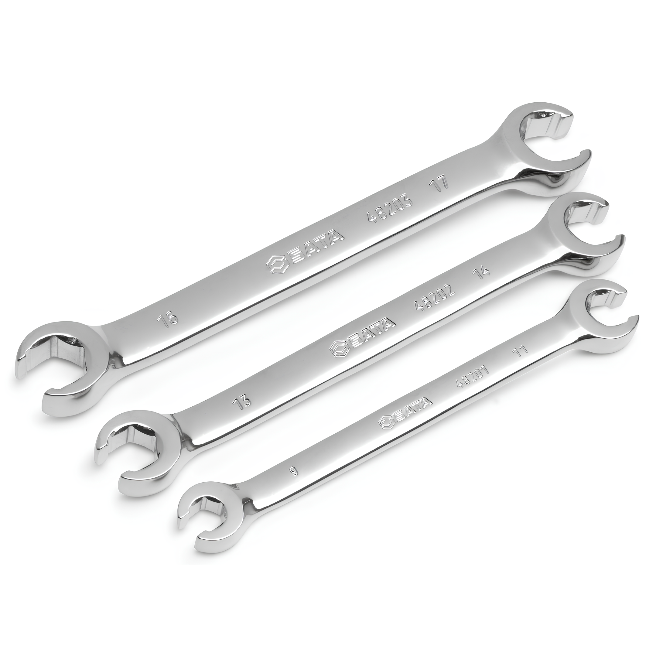 Jogo Chaves Poligonal Aberta 3 Peças 9-17Mm ST09031SJ Sata