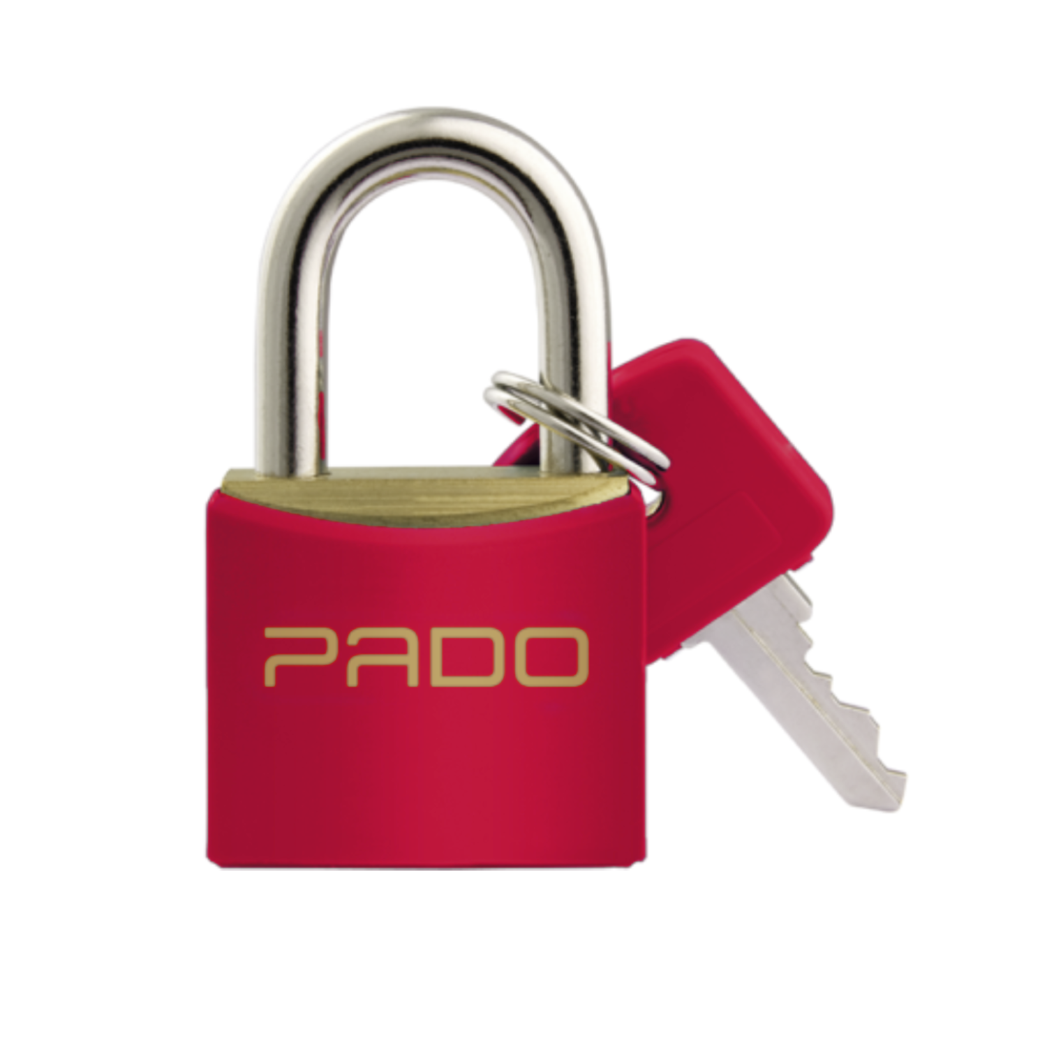 Cadeado Latão 25Mm Vermelho 51016411 Pado