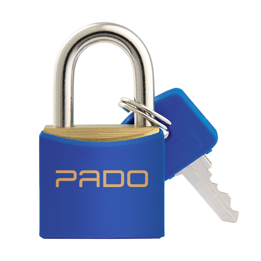 Cadeado Latão 25Mm Azul 51016379 Pado<BR>