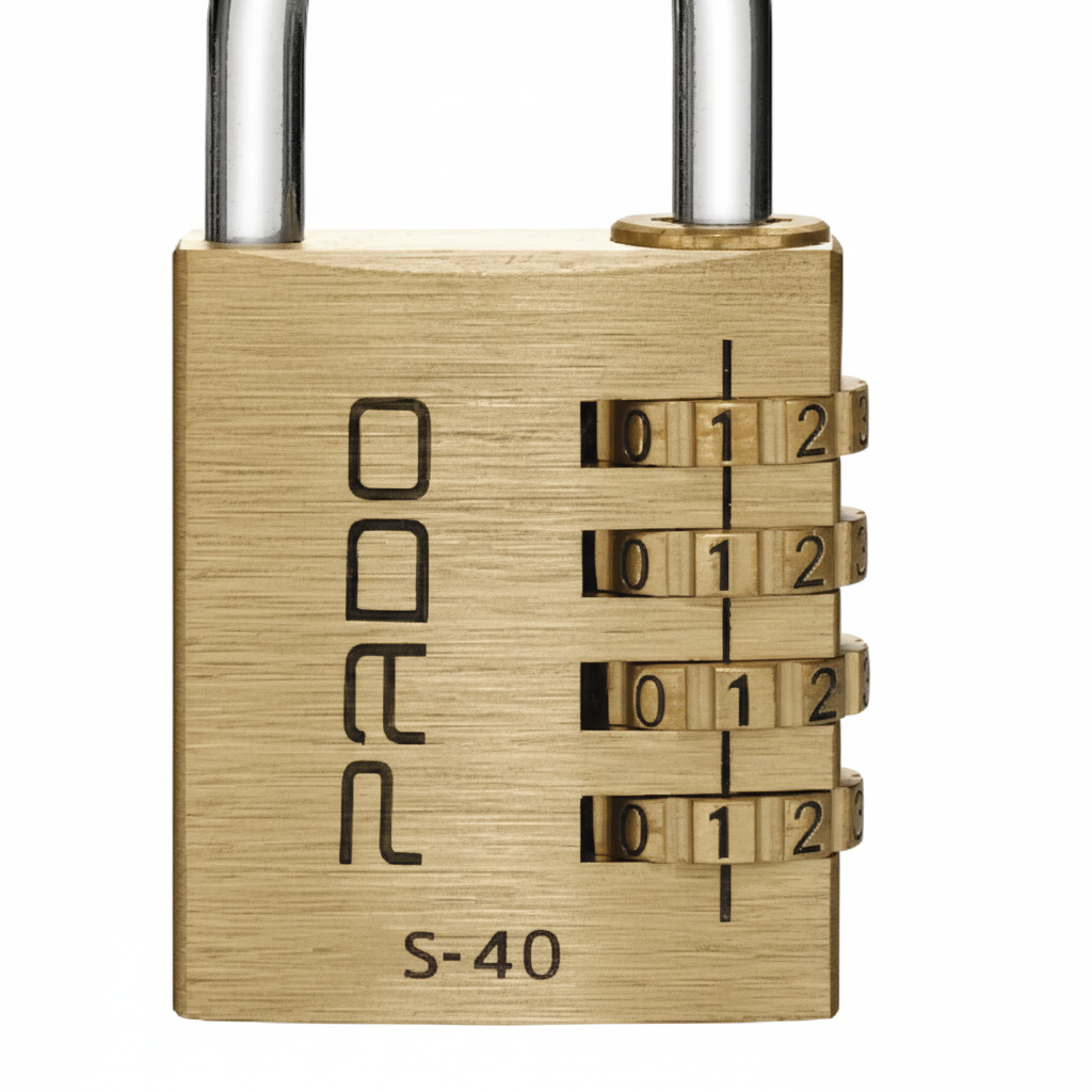 Cadeado com Segredo Latão S-40 4 Dígitos 40mm 52019524 Pado