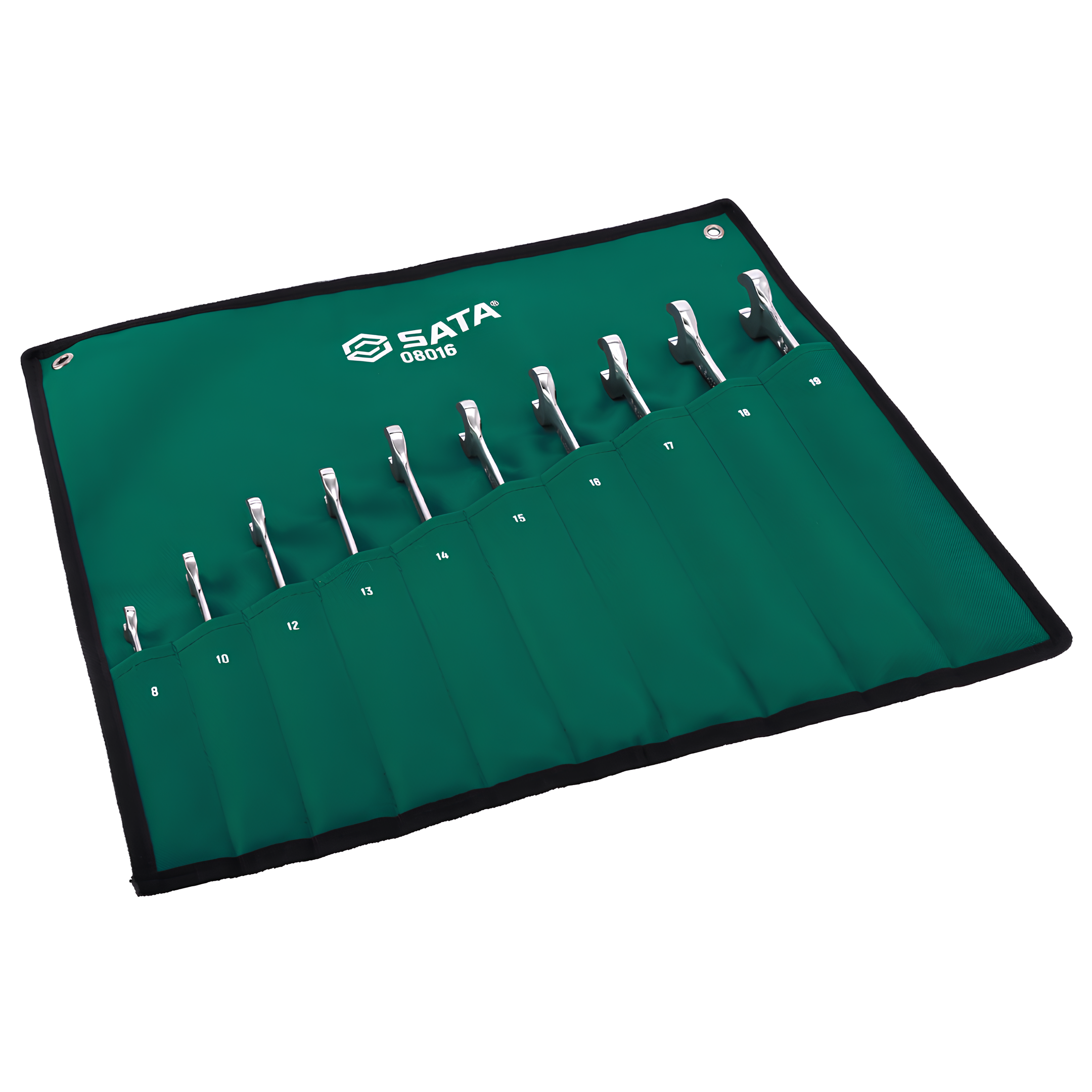 Jogo Chave Combinada Invertida Com Catraca 8-19Mm 10Pçs St08016 Sata