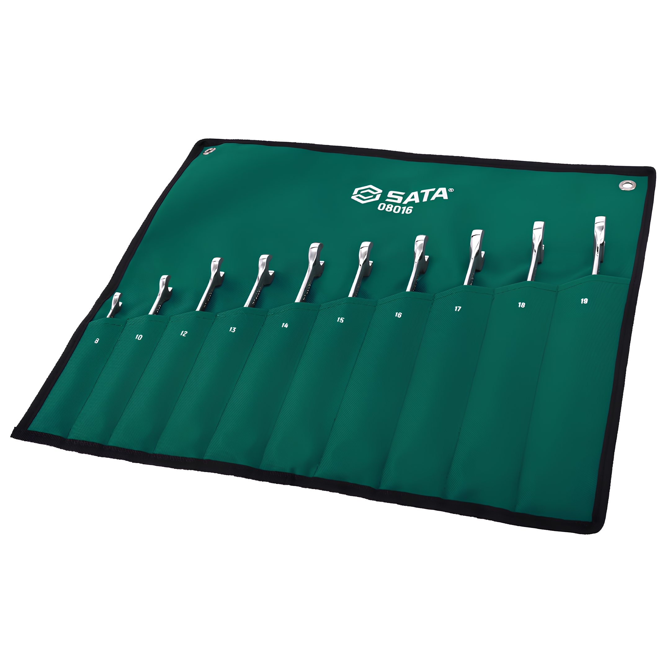 Jogo Chave Combinada Invertida Com Catraca 8-19Mm 10Pçs St08016 Sata
