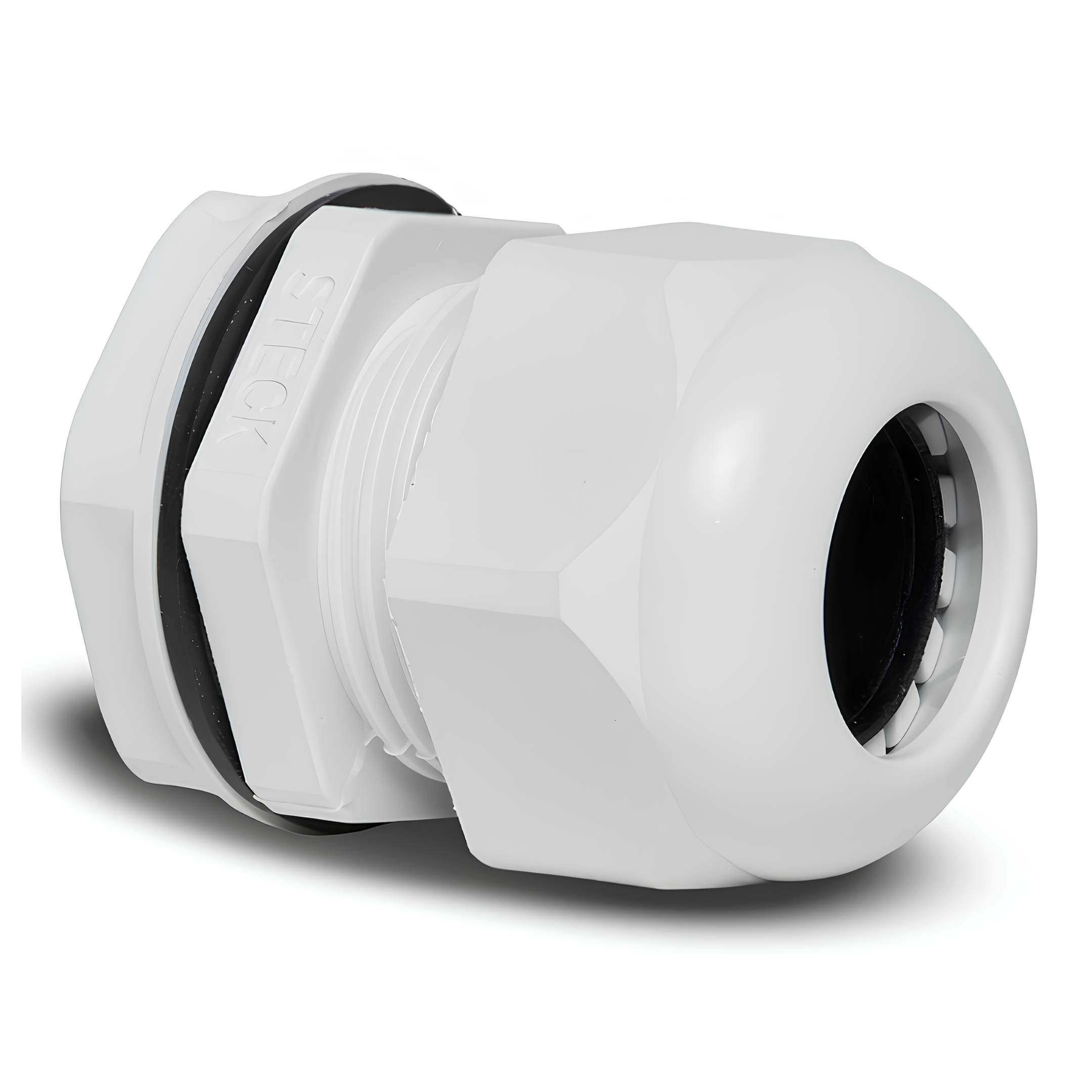 Prensa Cabo Bsp 1" Aletado Cinza S854CIFP Steck