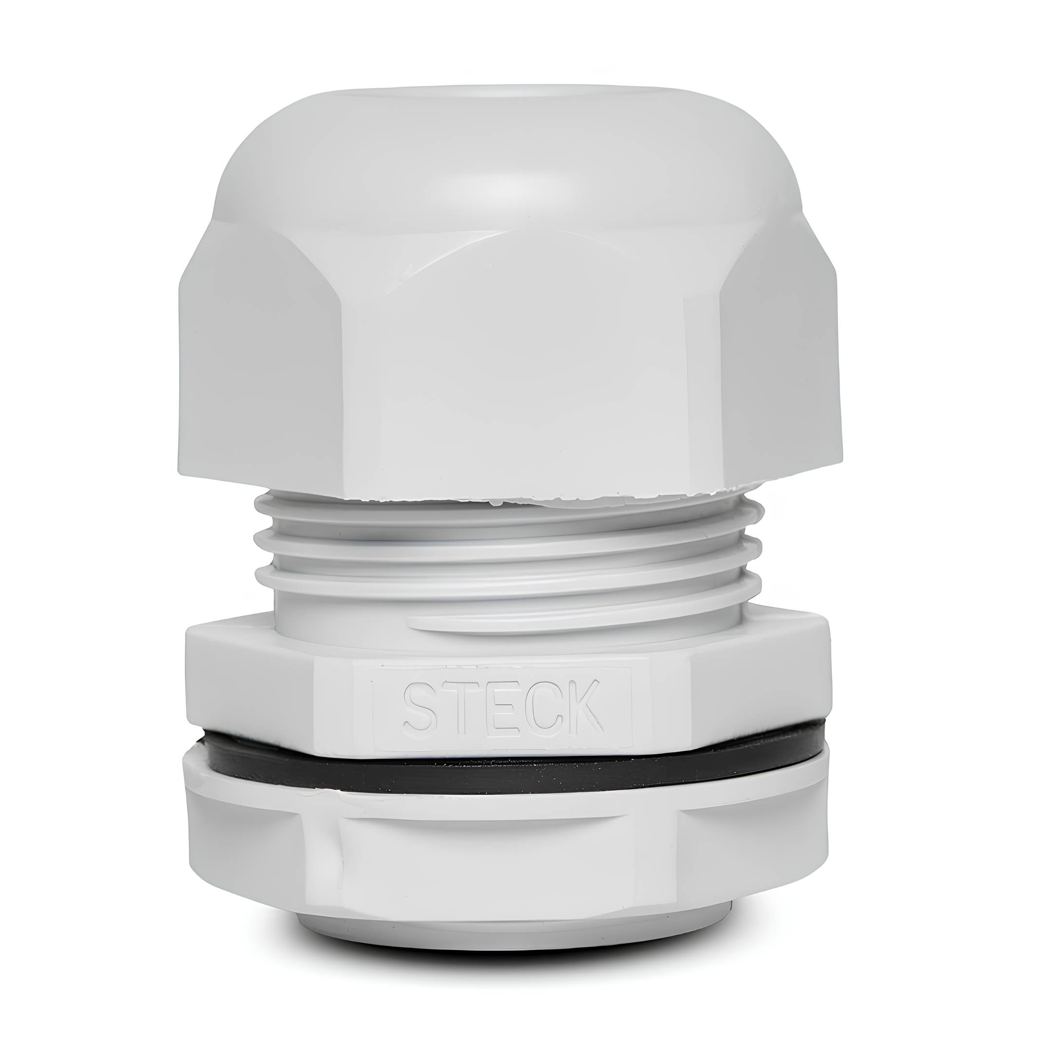 Prensa Cabo Bsp 1/2" Aletado Cinza S852CIFP Steck