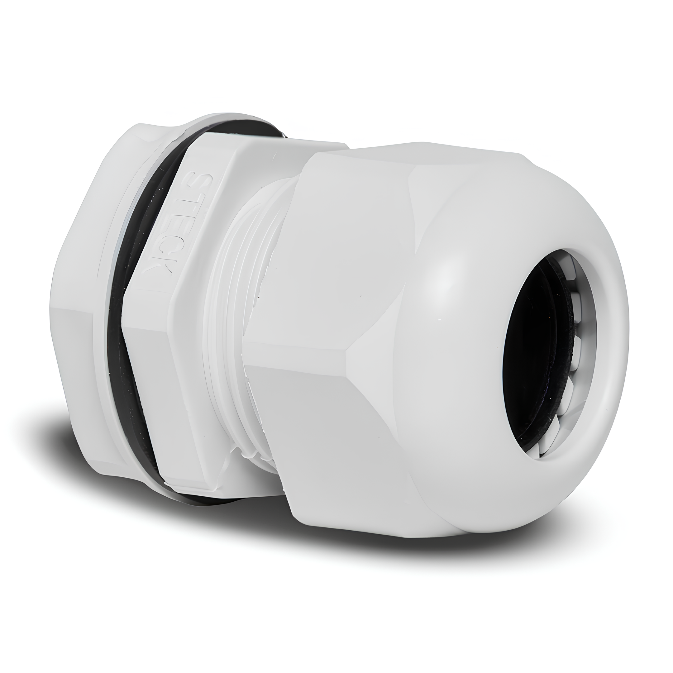 Prensa Cabo Bsp 1/4" Aletado Cinza S850CIFP Steck