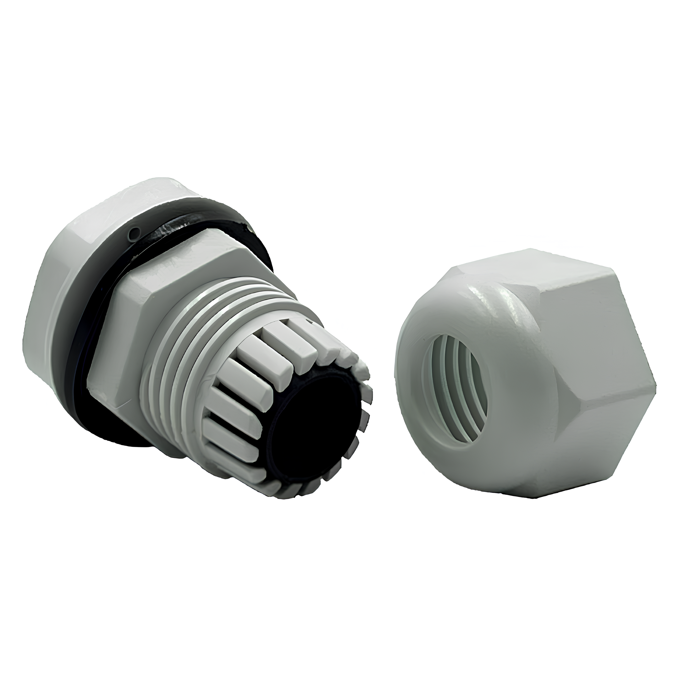 Prensa Cabo Bsp 3/8" Aletado Cinza S851CIFP Steck