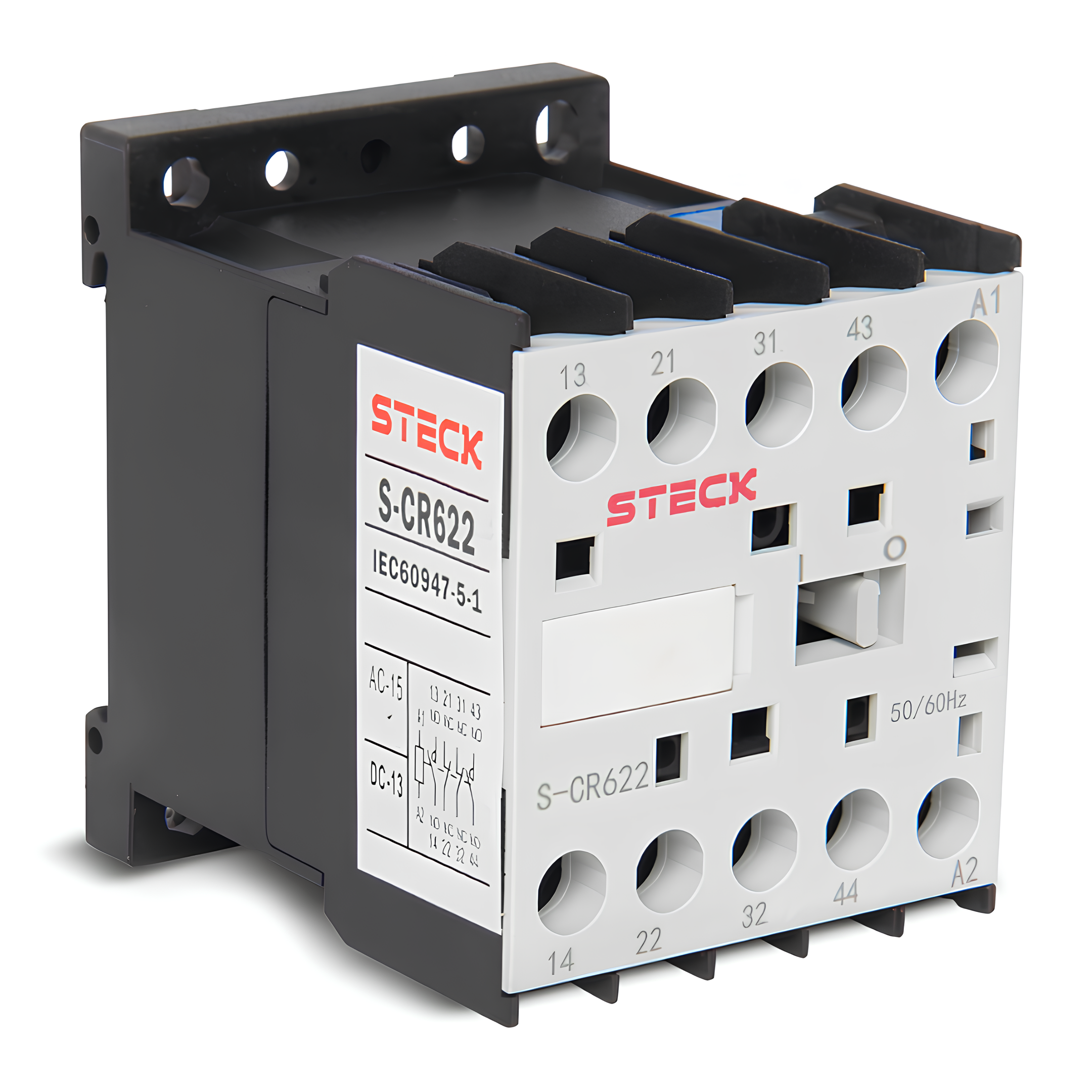 Contator Auxiliar 24V 2Na + 2Nf 50/60Hz SCR622B Steck