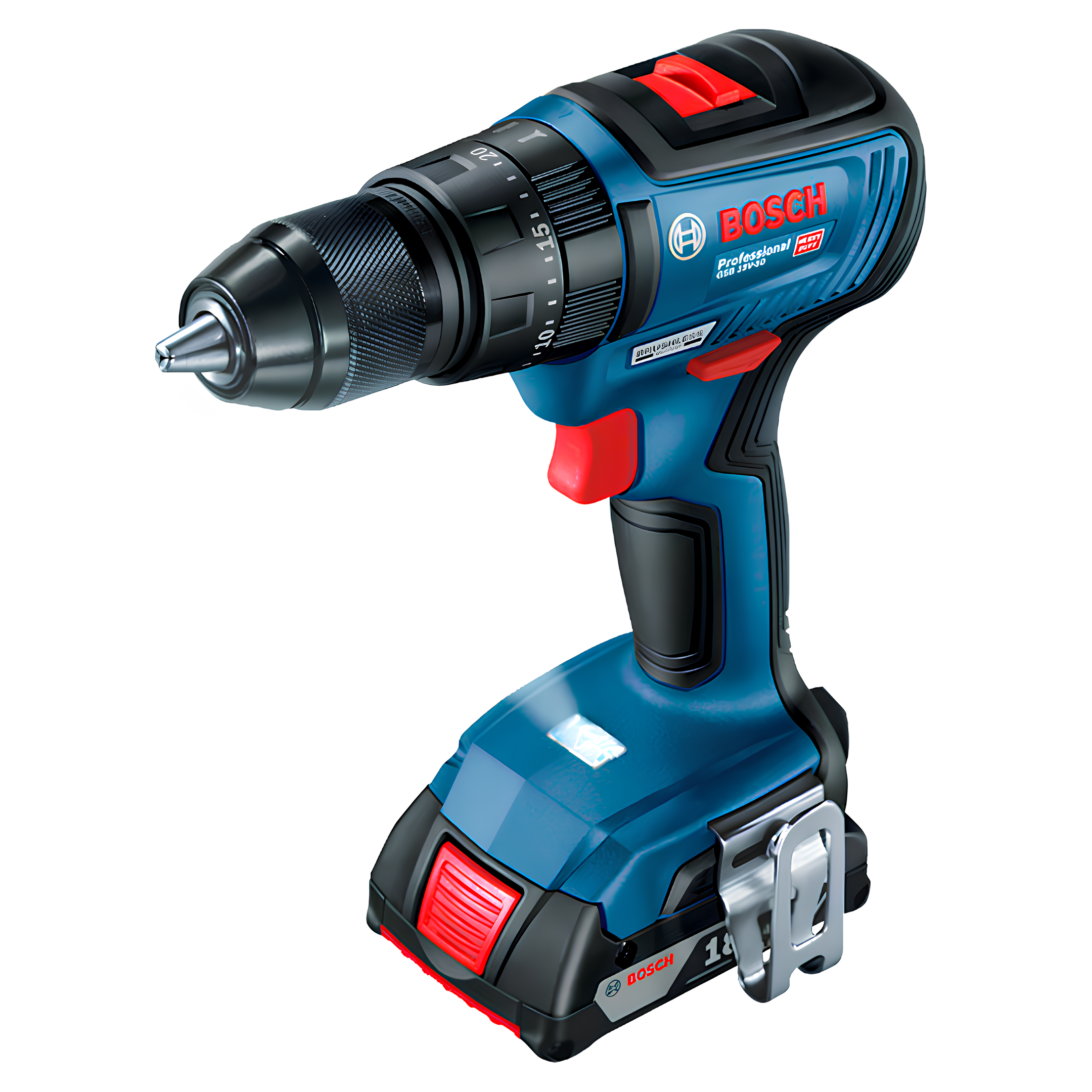 Parafusadeira Furadeira Impacto GSB18V-50-2B 2baterias Bosch
