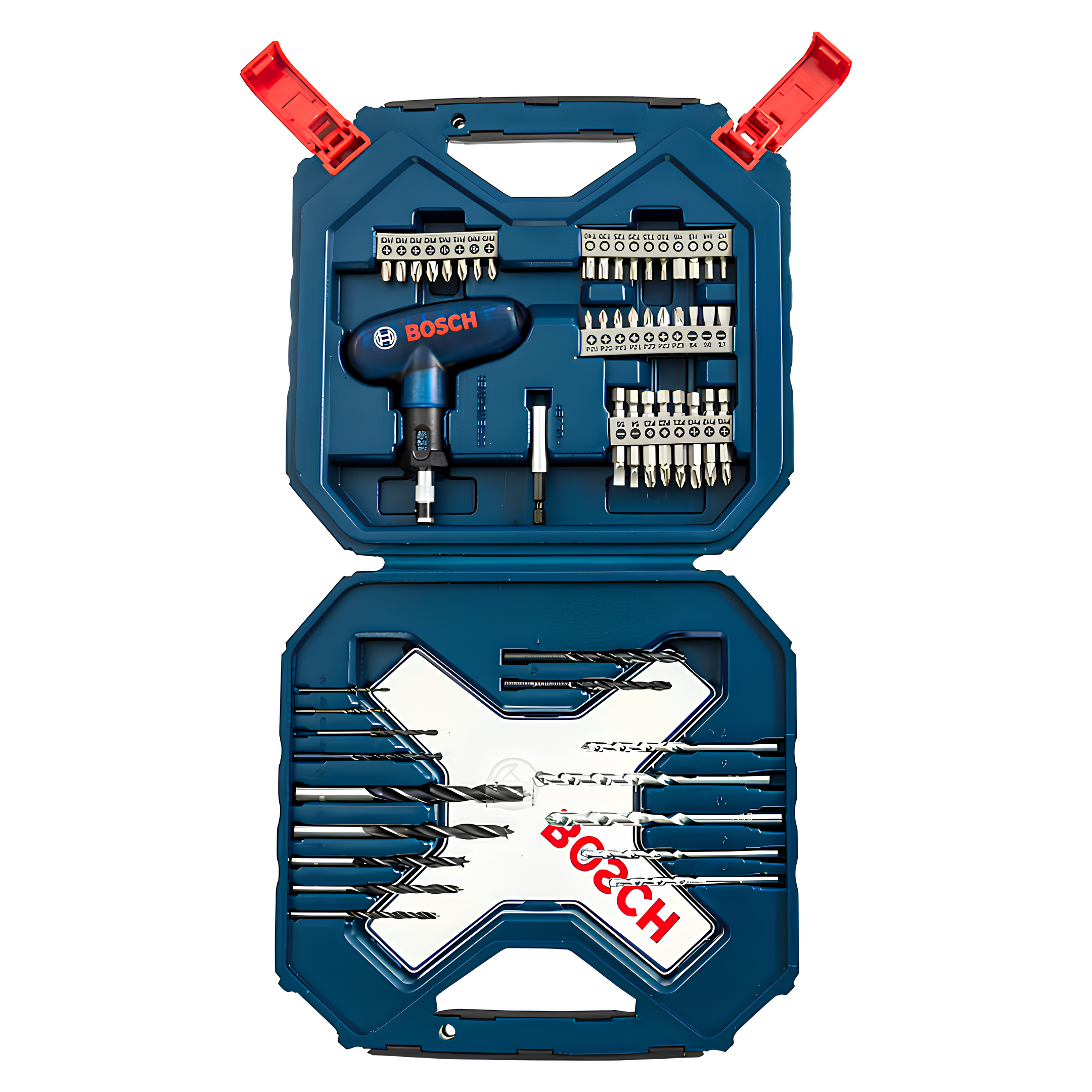 Kit De Ponta Bits Fenda/Philips + Brocas X-Line 54 Pçs Bosch