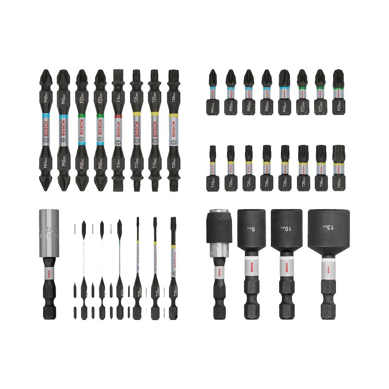 Jogo De Bits E Soquetes PRO Impact 36pcs Pick Click Bosch