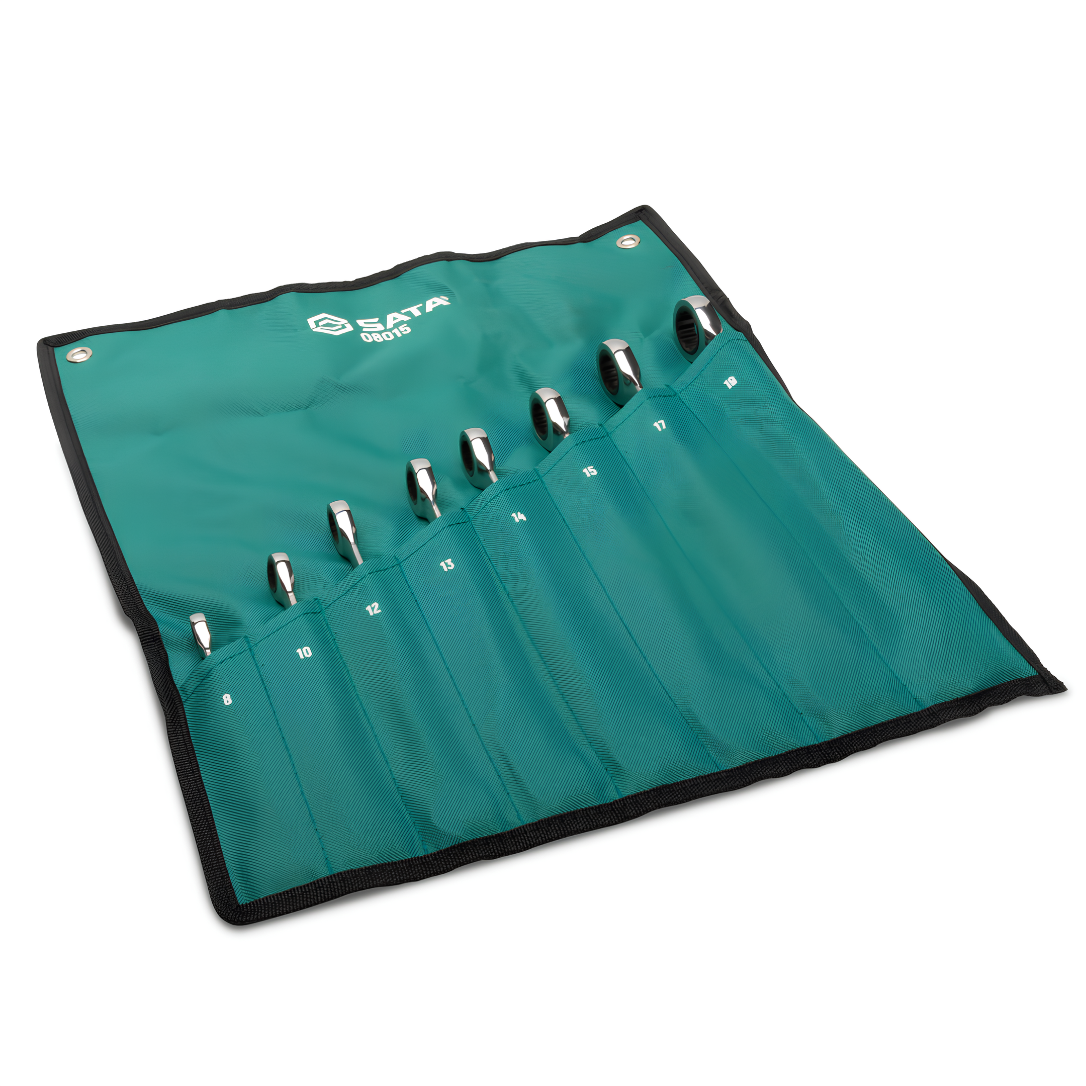 Jogo Chave Combinada Com Catraca 8 Pçs 8-19Mm St08015sj Sata