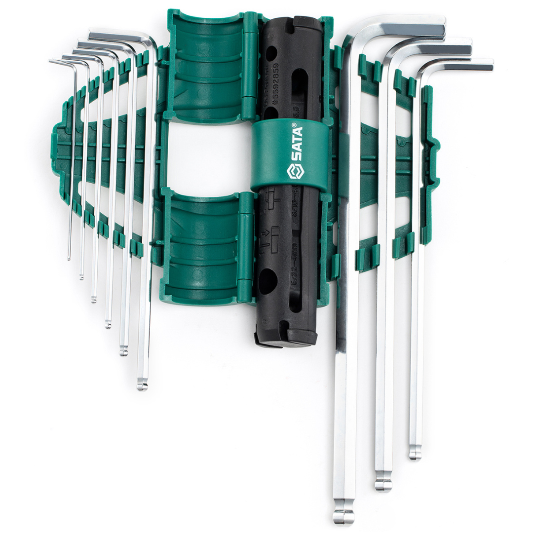 JG Chaves Hexagonais Abaul Ex Long Cabo 9Pc ST09124SJ Sata