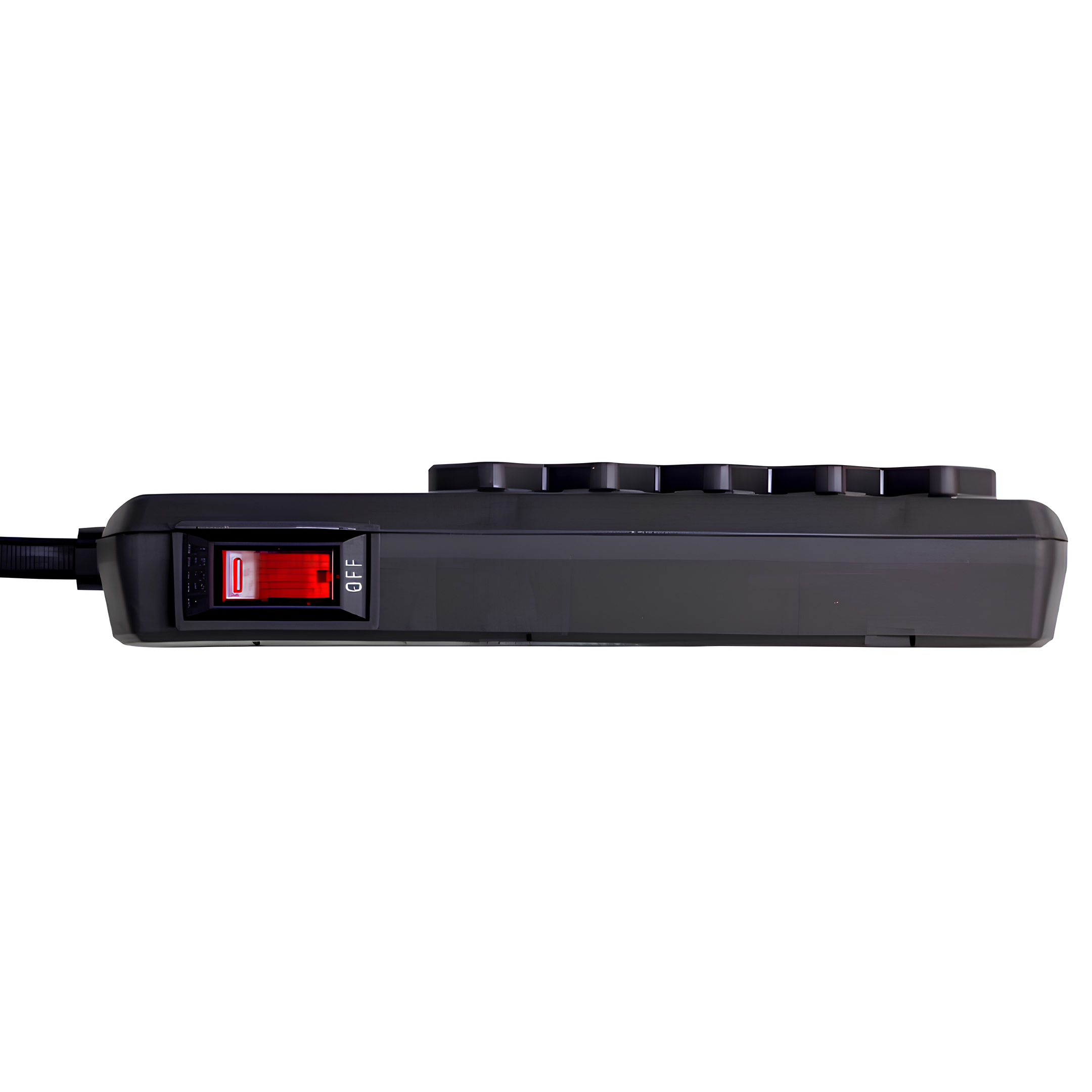 Filtro De Linha 0,8M 10A Tripolar Preto 5 Tomadas Forceline