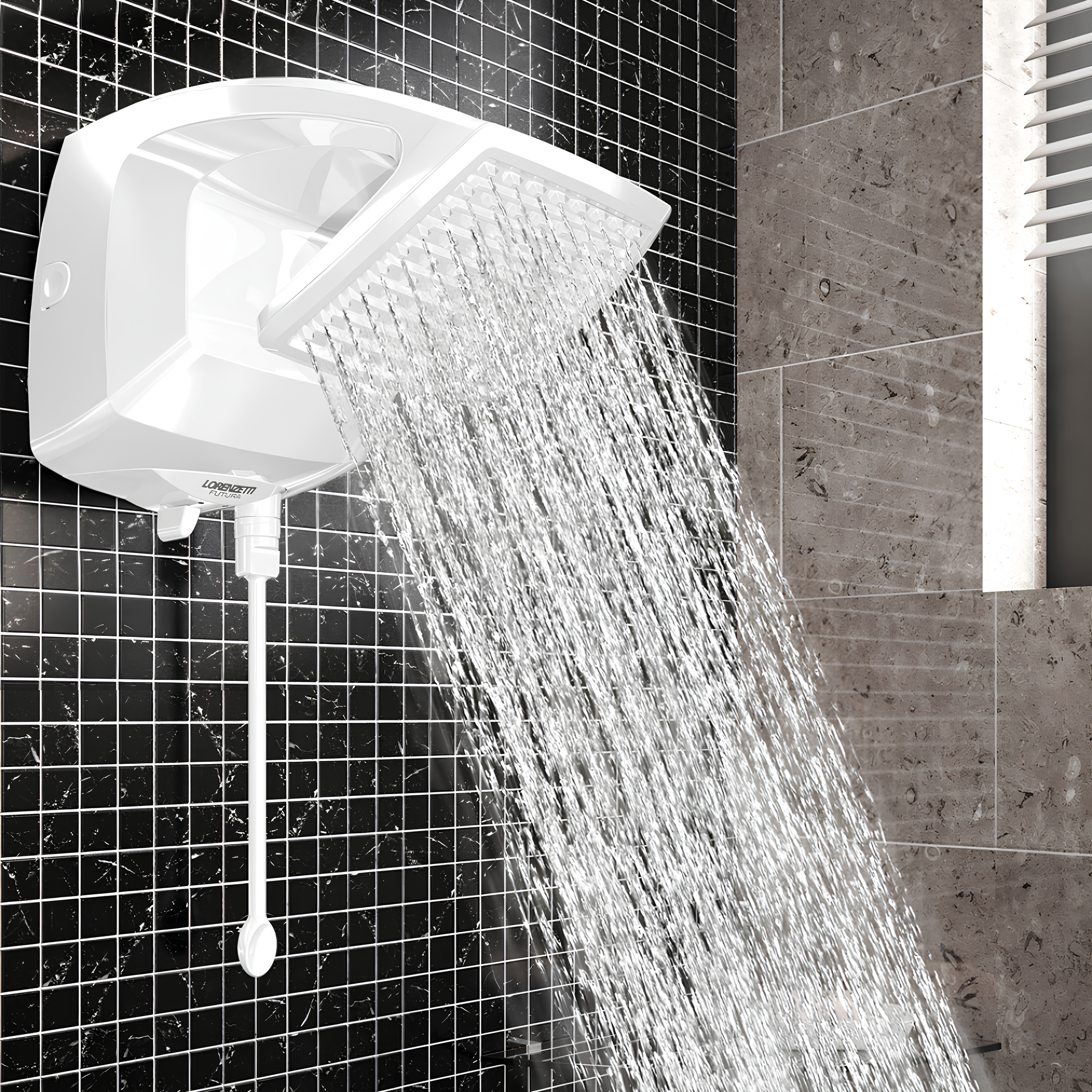 Ducha Futura Eletrônica Blindada 7500W 220V Lorenzetti