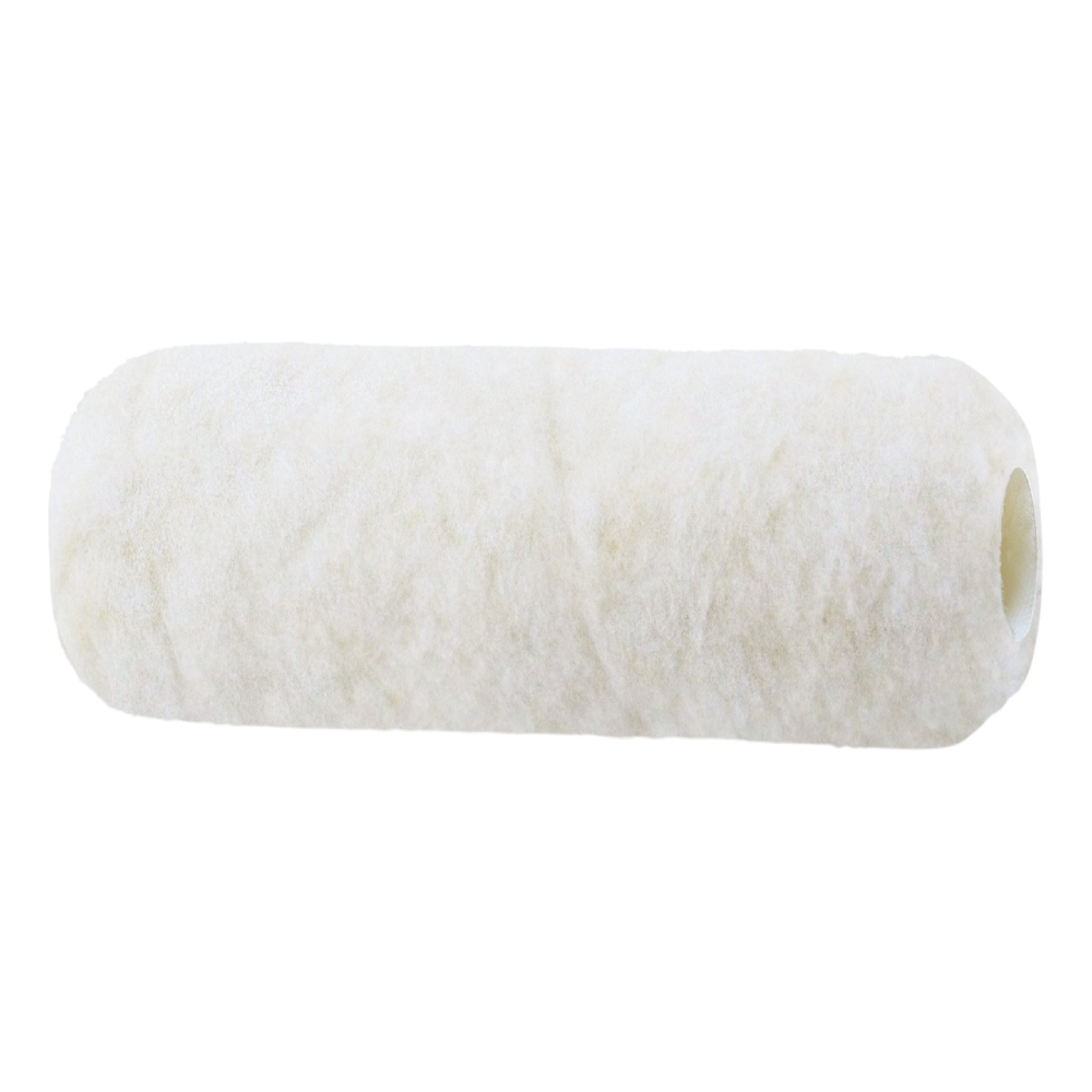 Kit Rolo de Pintura Lã Carneiro 23Cm Com Cabo Tigre