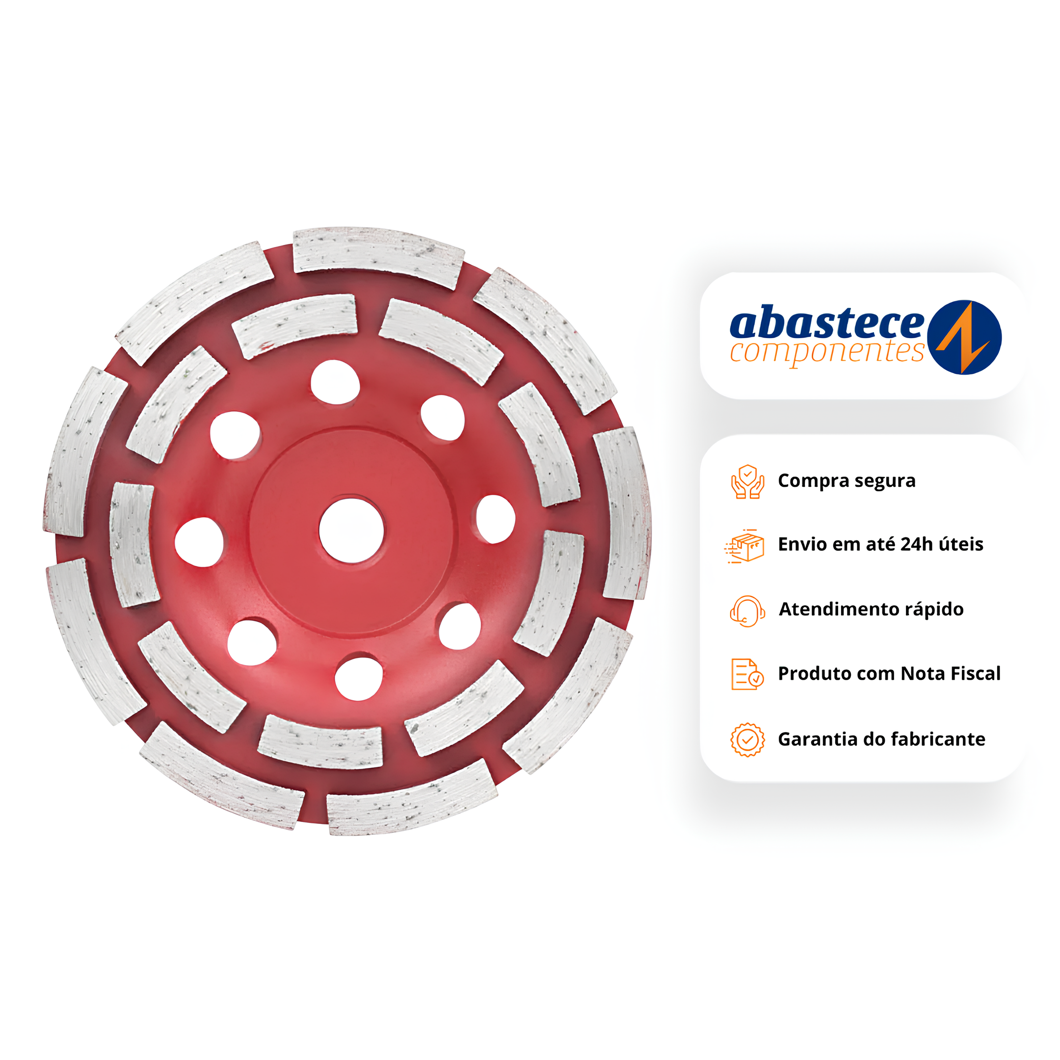 Disco De Desbaste Diamantado Segmentado 125Mm 60179 Cortag