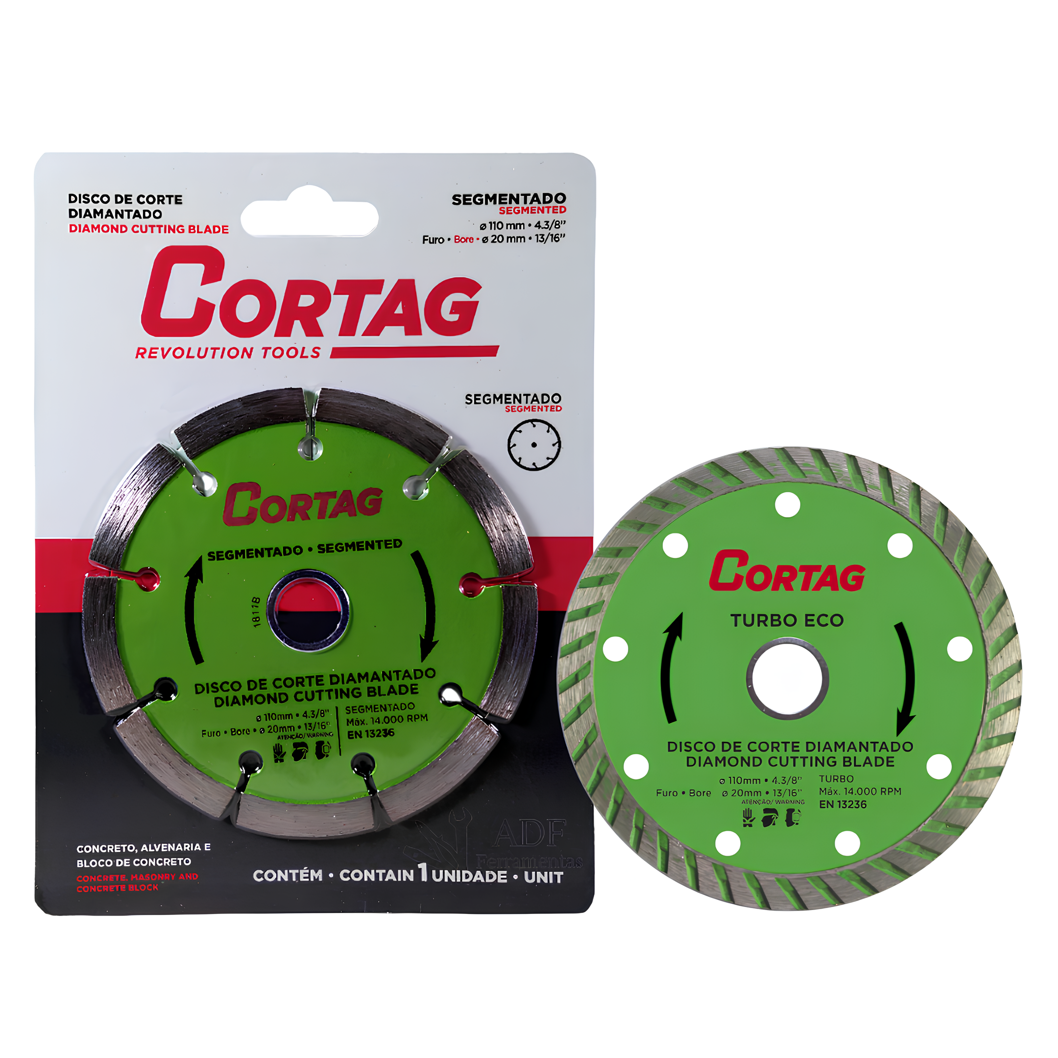 Disco Diamantado Turbo Eco 110Mm 60598 Cortag