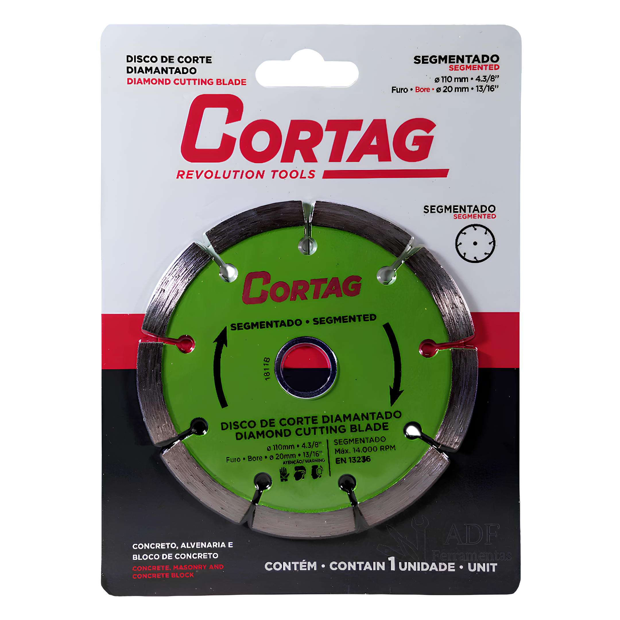 Disco Diamantado Turbo Eco 110Mm 60598 Cortag