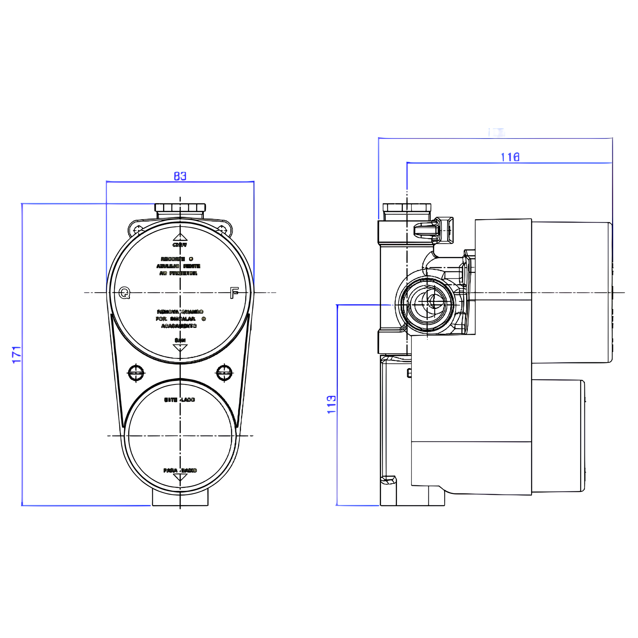Base Monocomando 4 Vias 3/4" Bruto 4494.000 Deca
