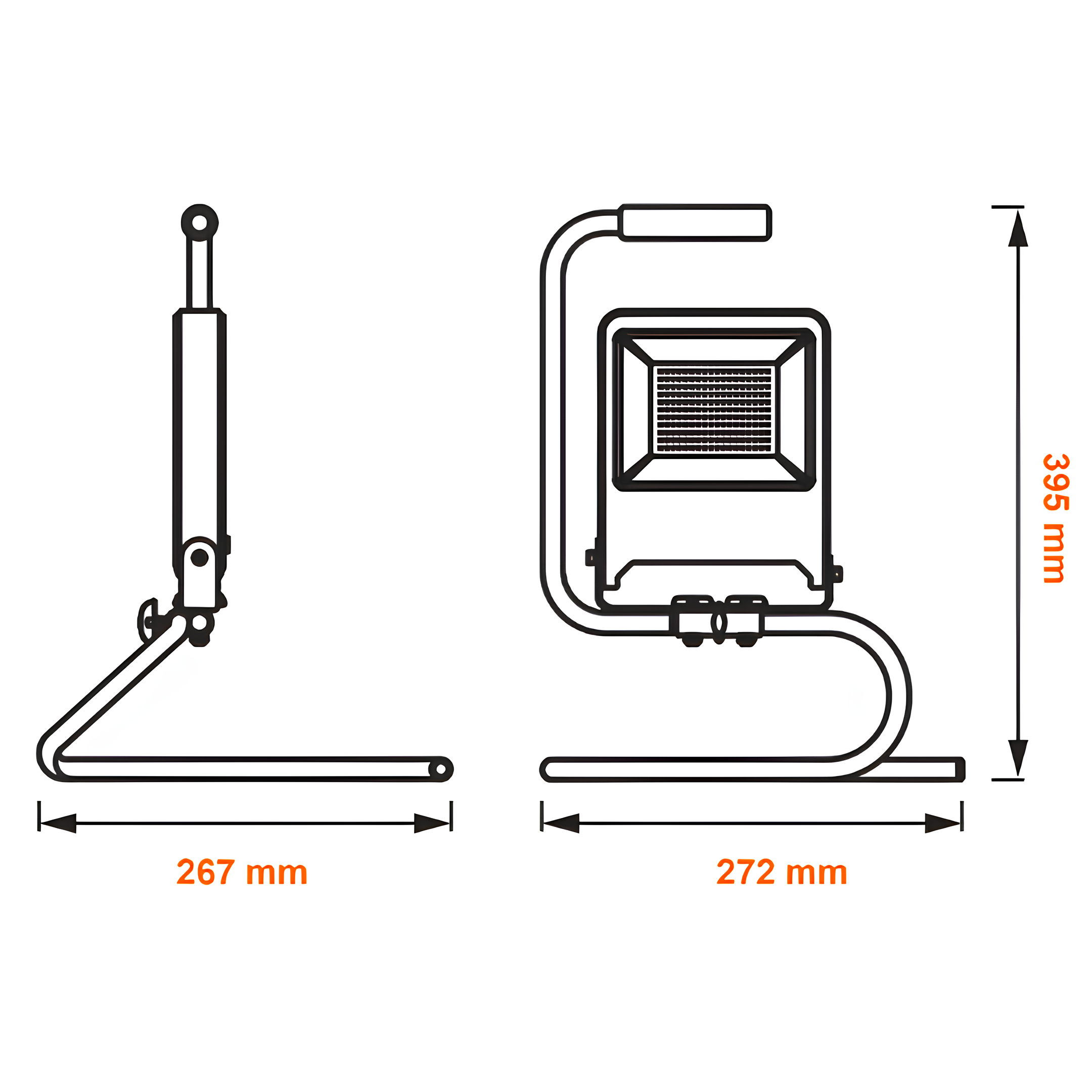 Base Suporte Alça Para Refletor Floodlight 7018735 Ledvance