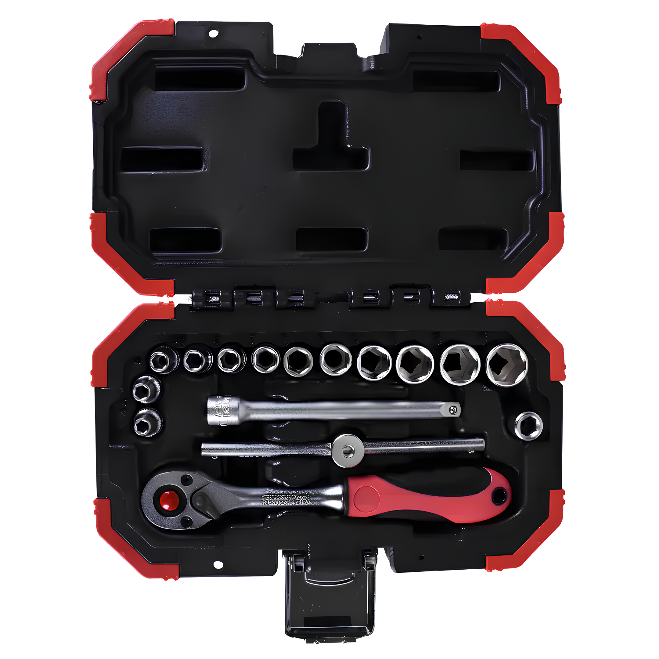 Jogo De Soquete 1/4" 16Pçs Cr-V Cromado R49003016 Gedore Red