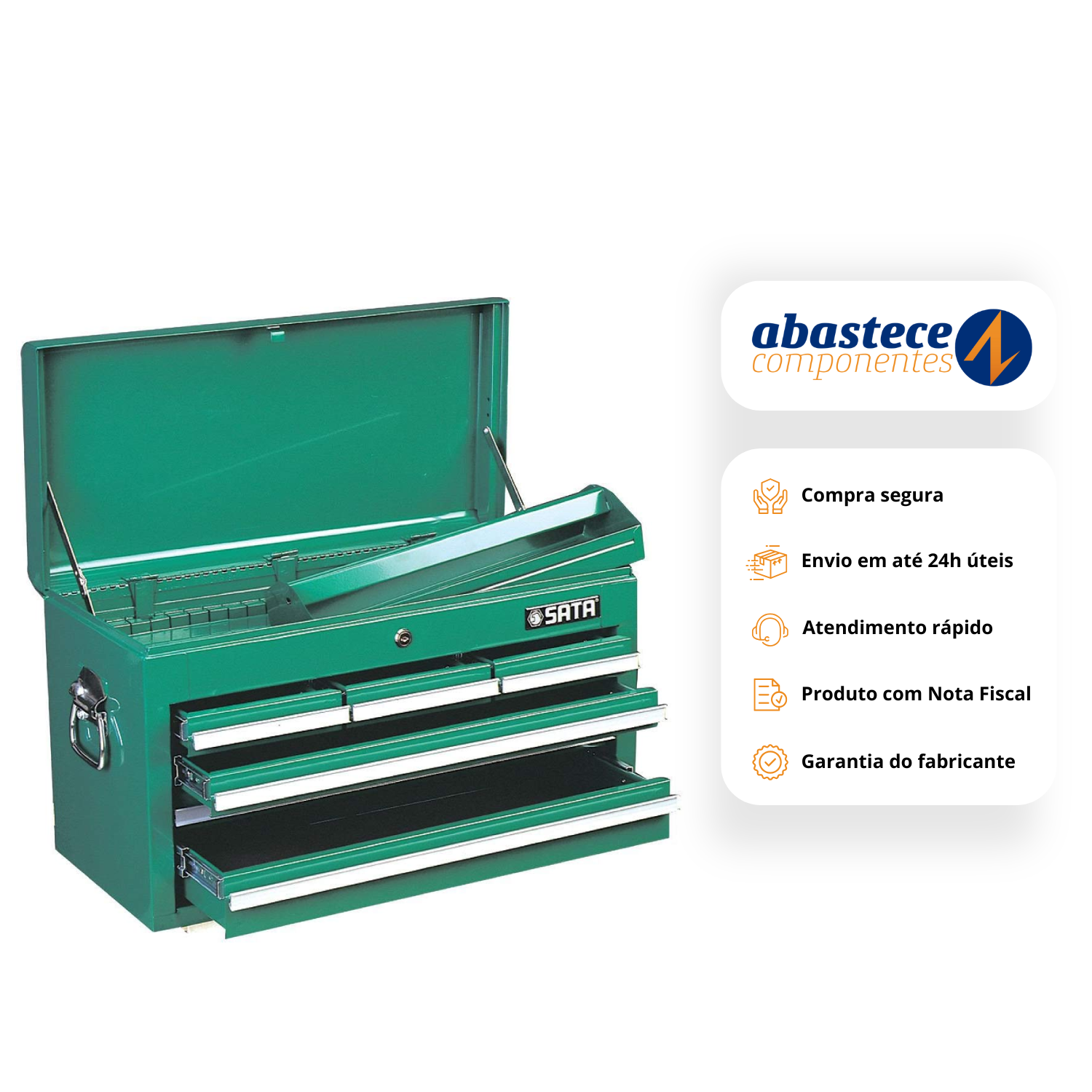 Caixa Tipo Gabinete Com 6 Gavetas ST95106SC Sata