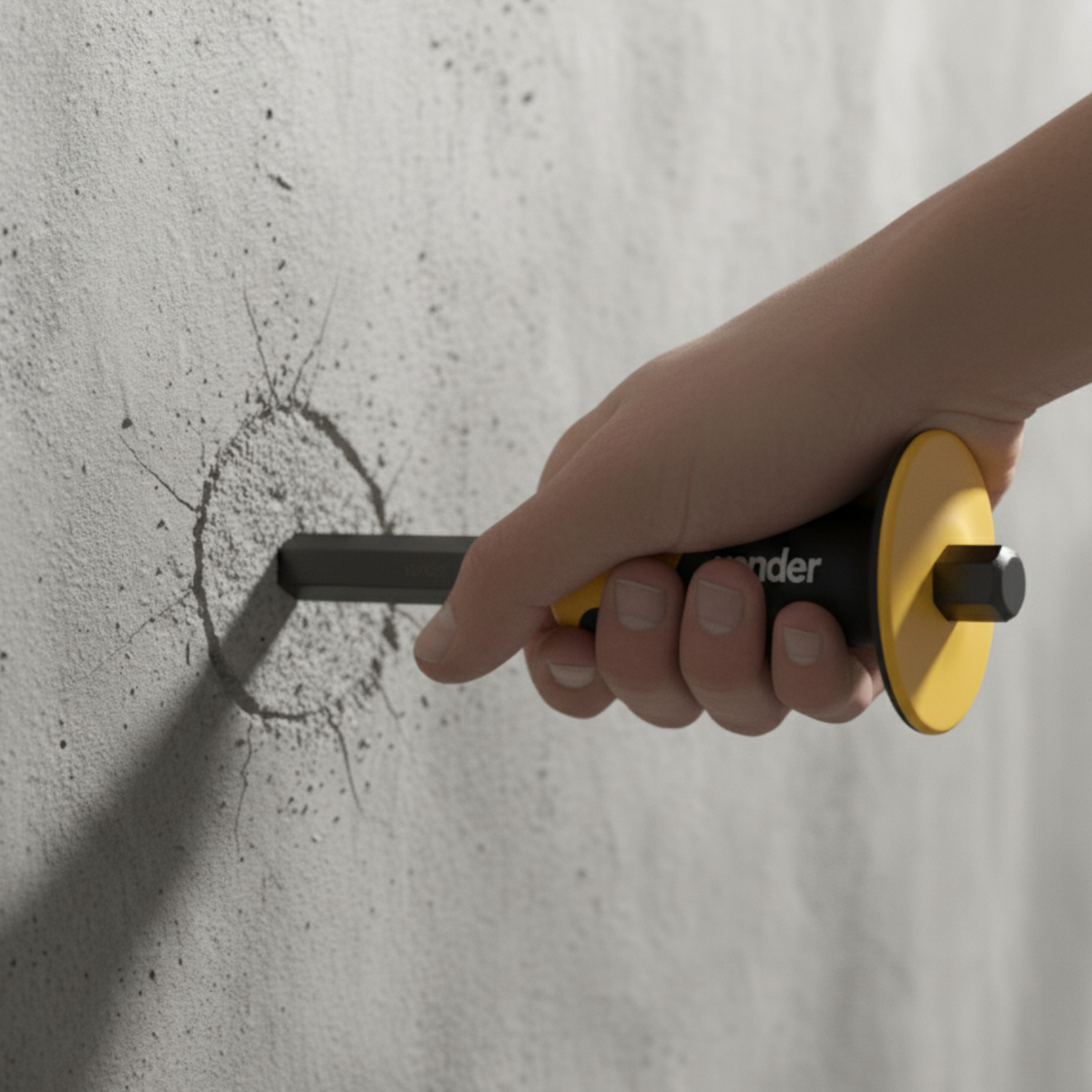 Ponteiro Manual Com Empunhadura 16Mm x 250Mm Vonder