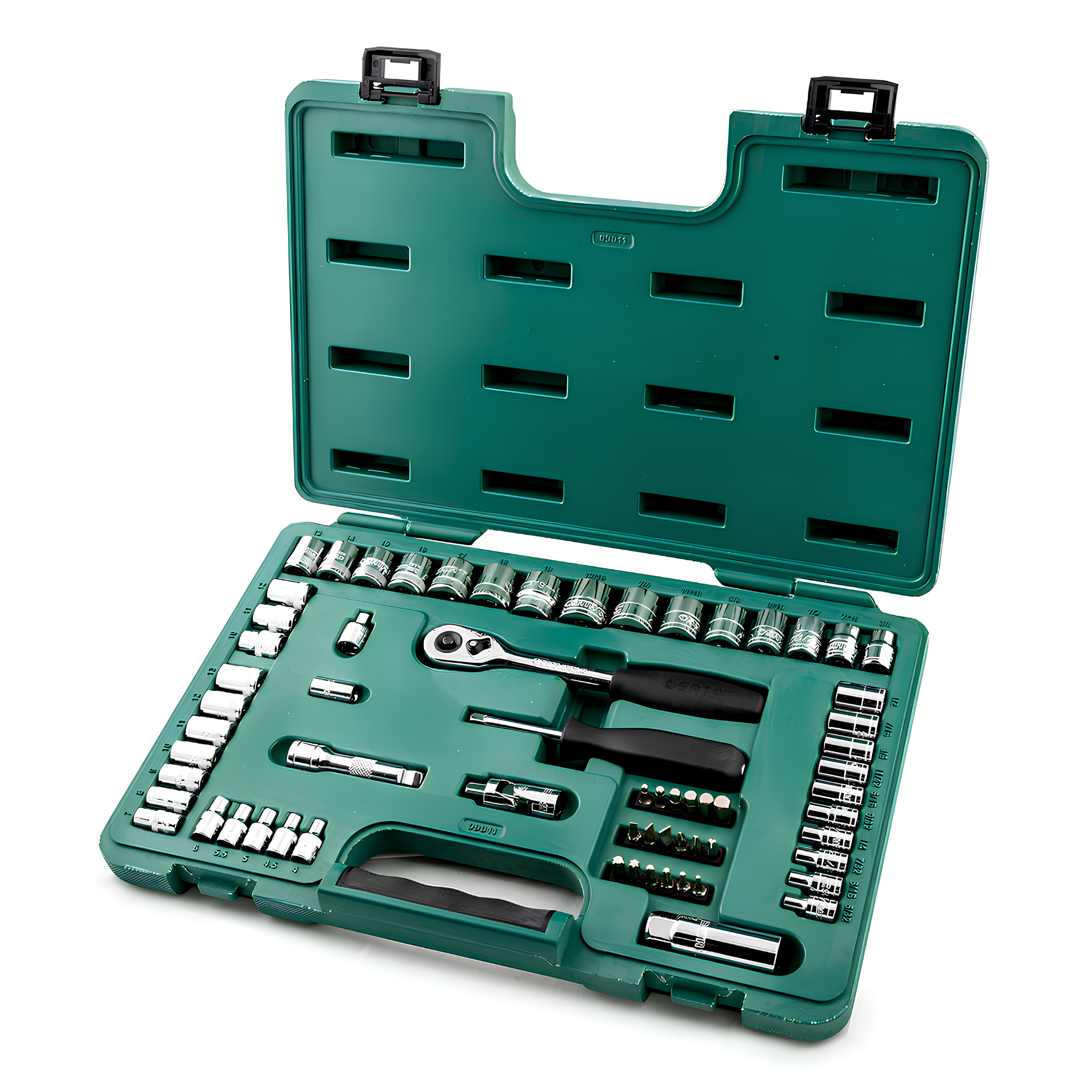 Jogo Soquete Sextavado De 1/4" E 3/8" Pol Com 65 Peças ST09011SJ Sata