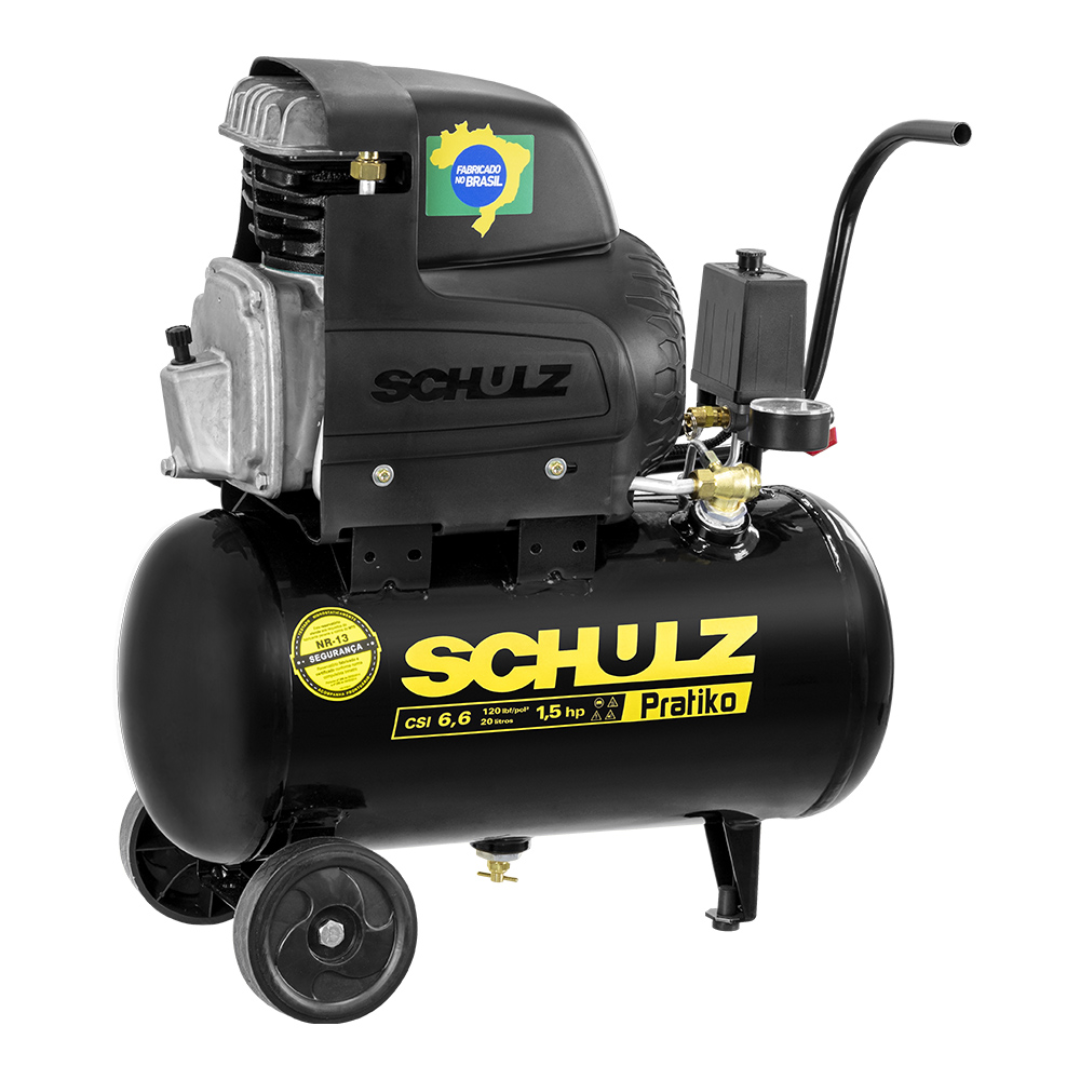 Motocompressor De Ar Pratiko CSI 6,6/20L 220V 915.0442-0 Schulz