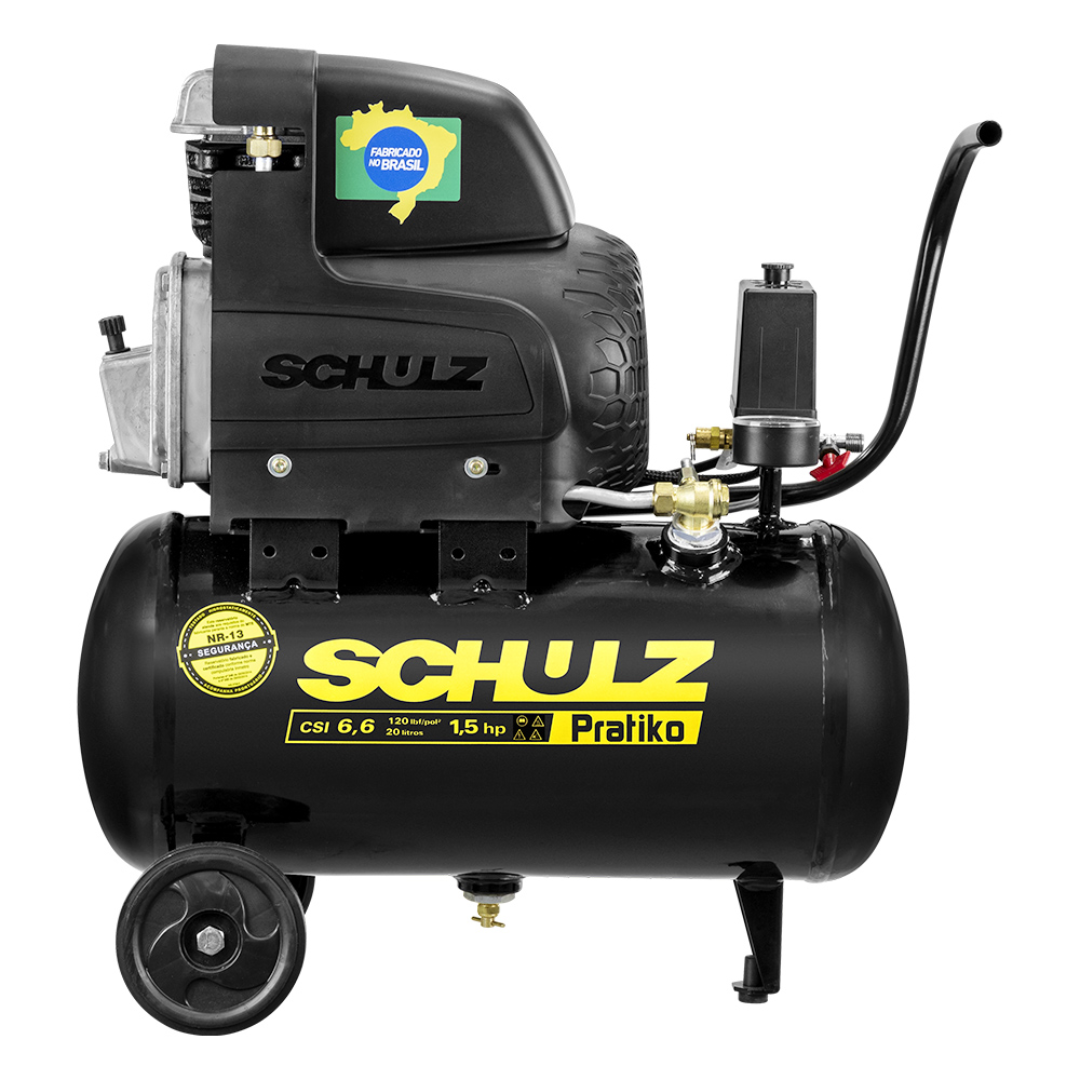 Motocompressor De Ar Pratiko CSI 6,6/20L 220V 915.0442-0 Schulz